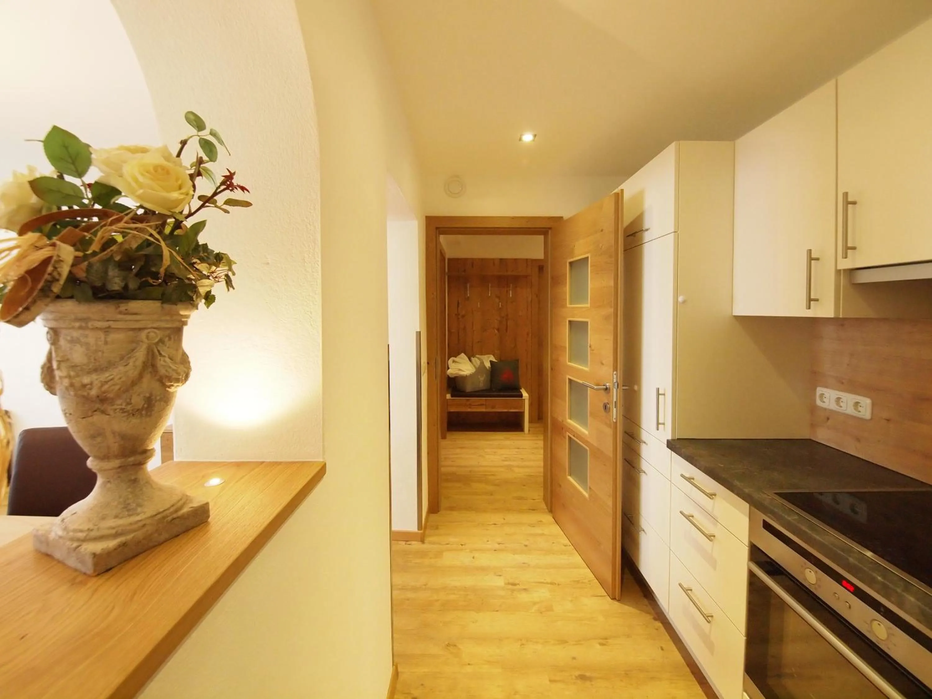 kitchen in Alpenapartments Unterschlag