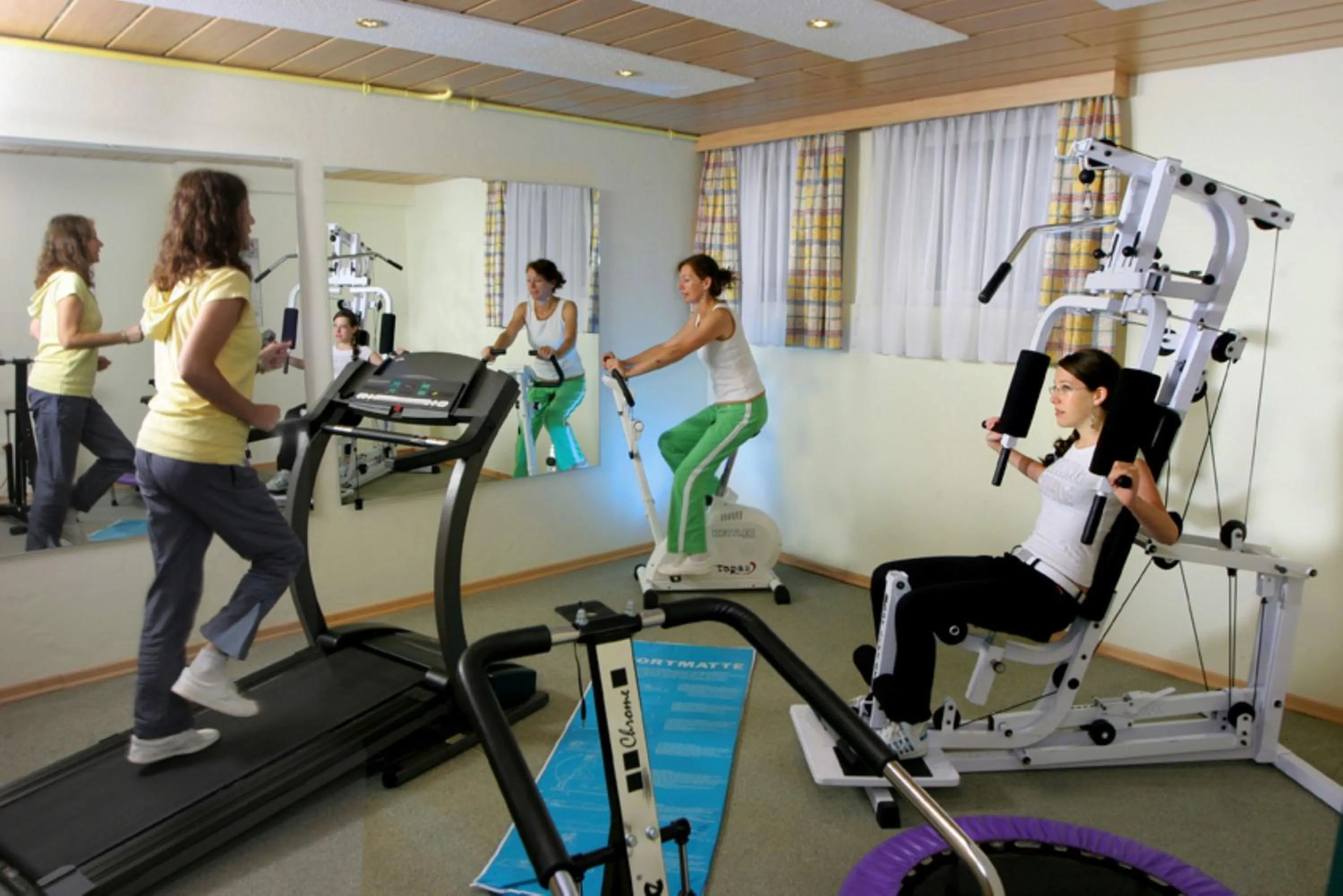 Fitness centre/facilities in Alpenapartments Unterschlag