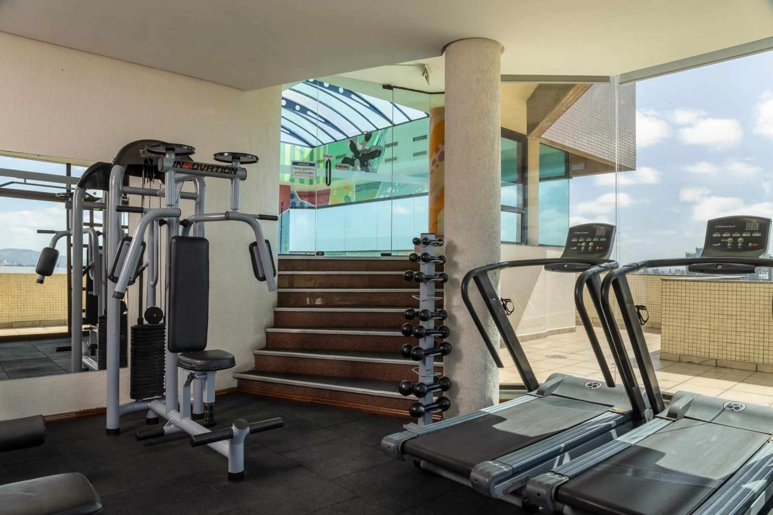 Fitness centre/facilities in Blue Tree Towers Millenium Porto Alegre