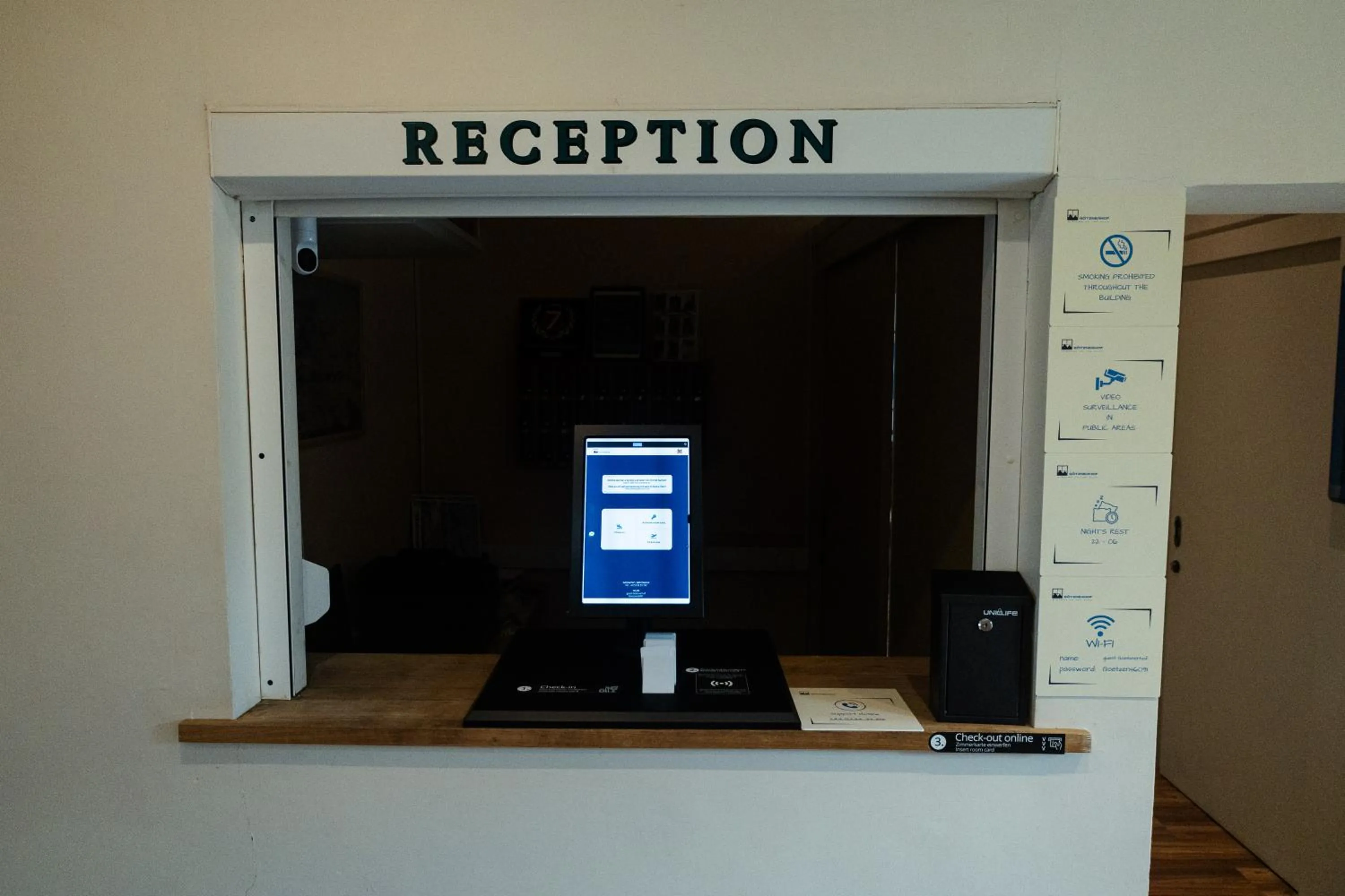 Lobby or reception in Götznerhof - Self-Check-in