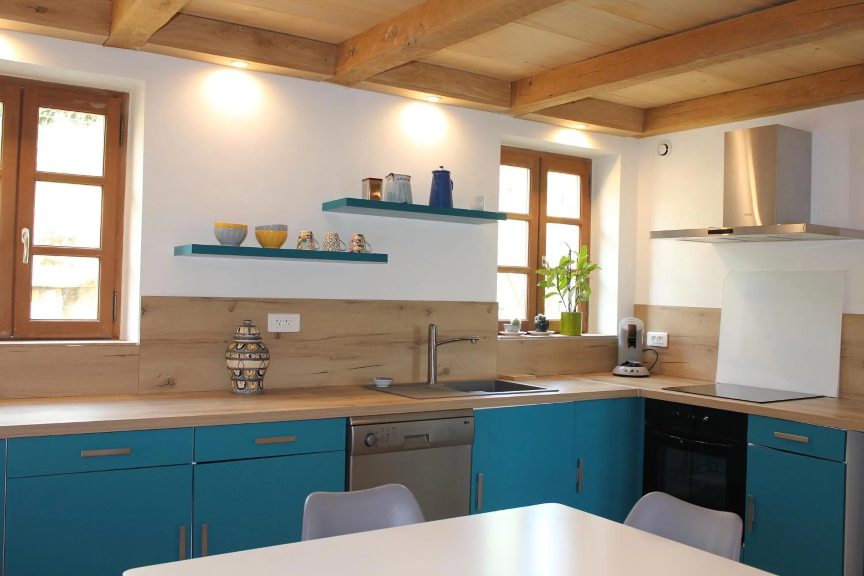 Kitchen or kitchenette in Les Terrasses de Labade Gîte et Chambres d'hôtes