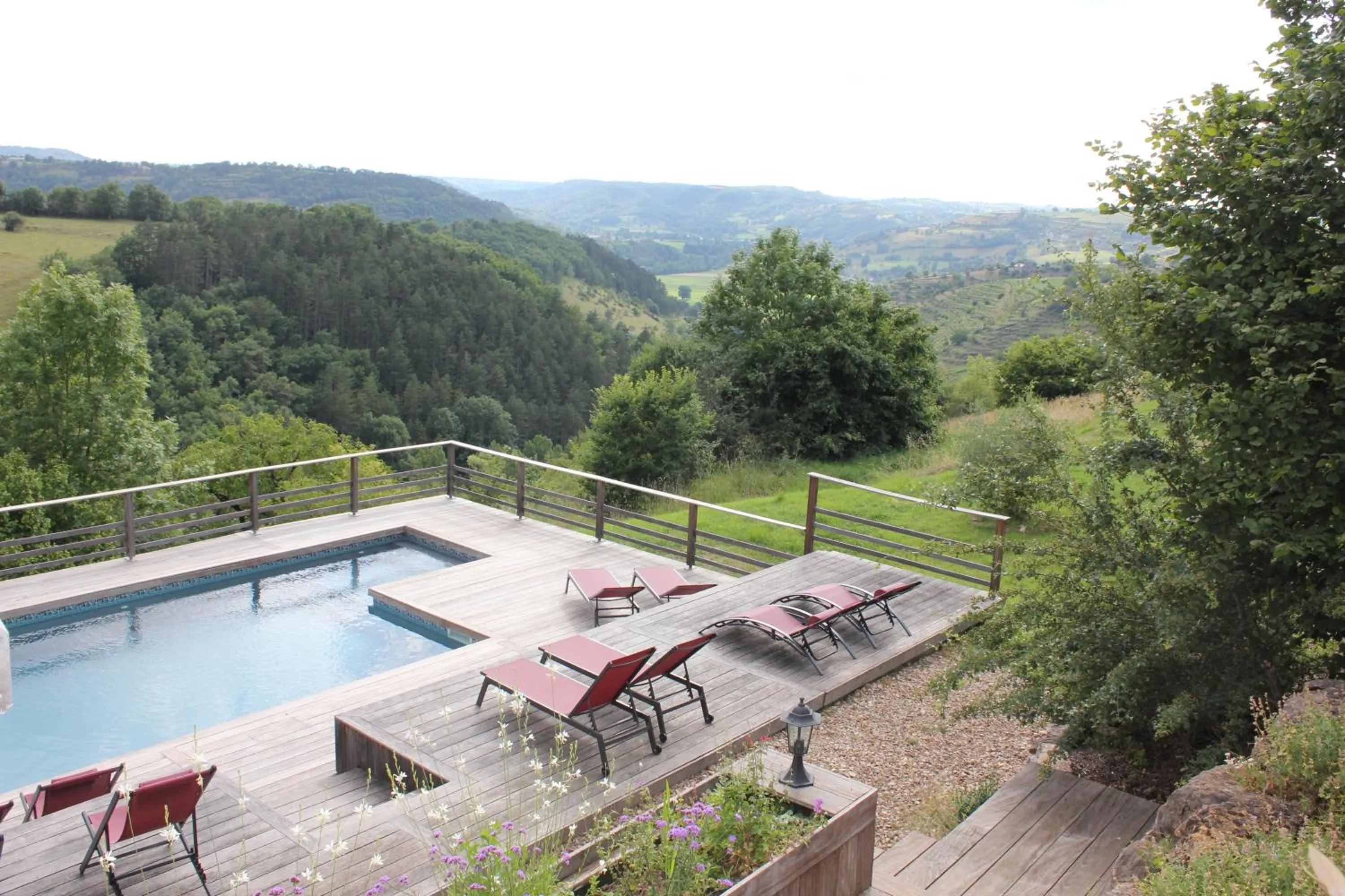 Pool view in Les Terrasses de Labade Gîte et Chambres d'hôtes