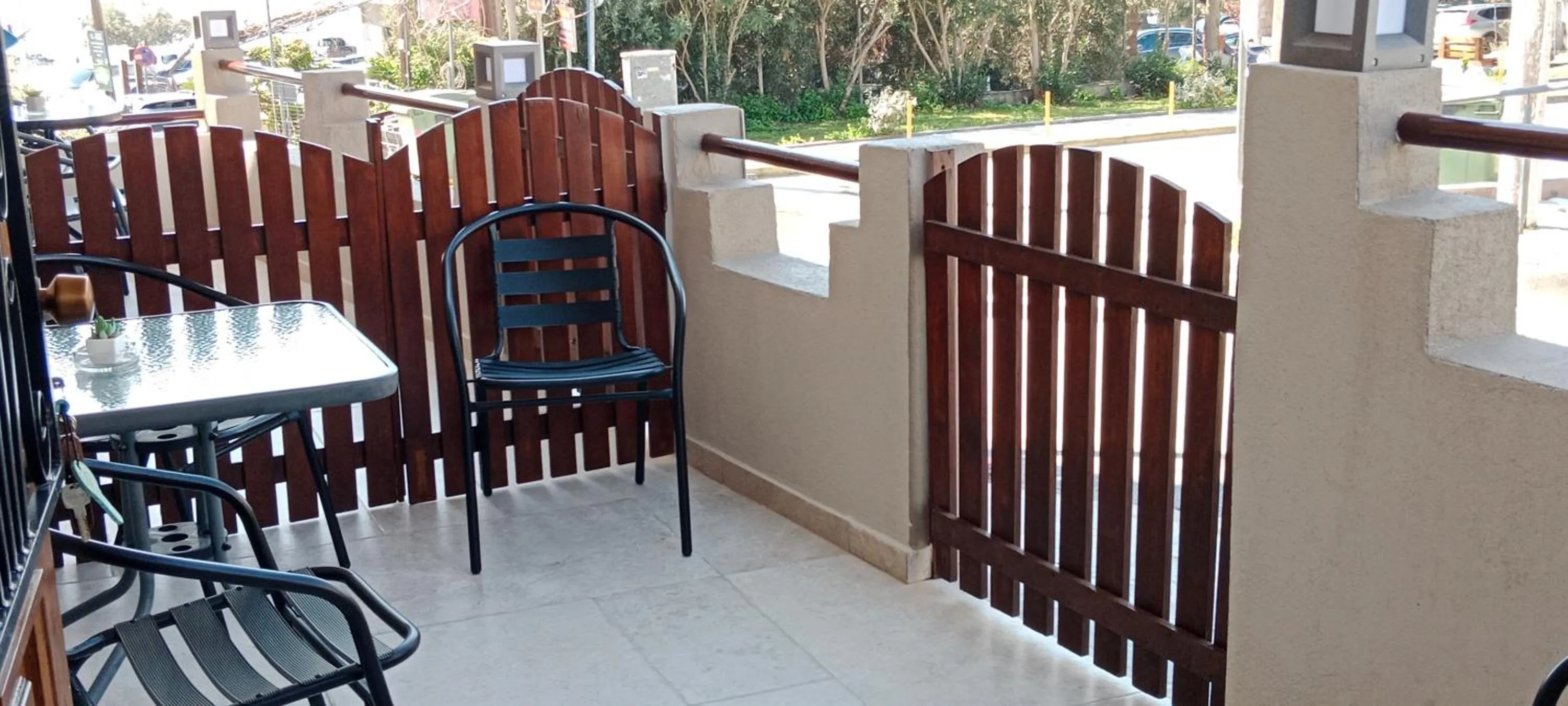 Inner courtyard view in Prosforio