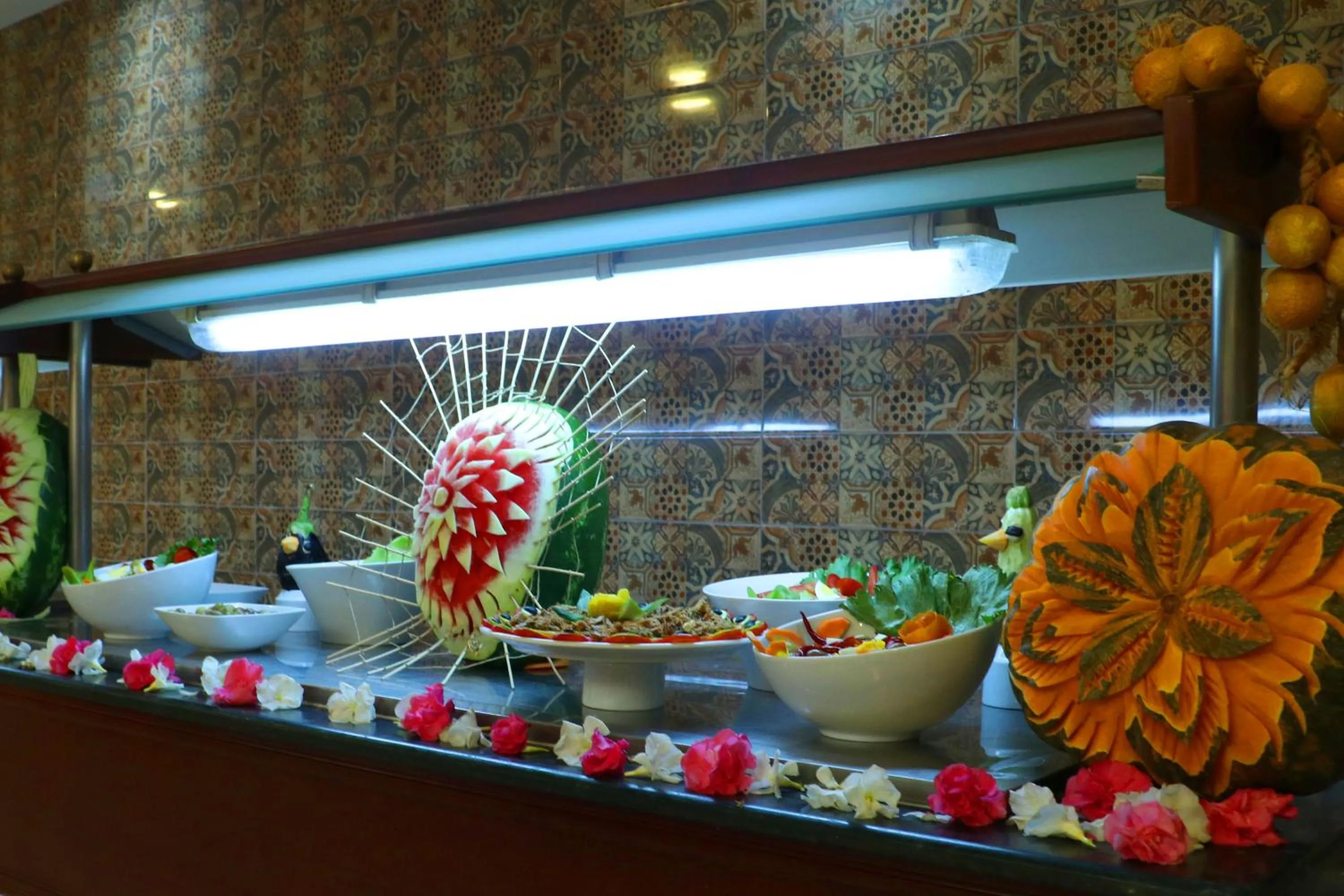 Restaurant/places to eat in The Ksar Djerba Charming Hotel & SPA