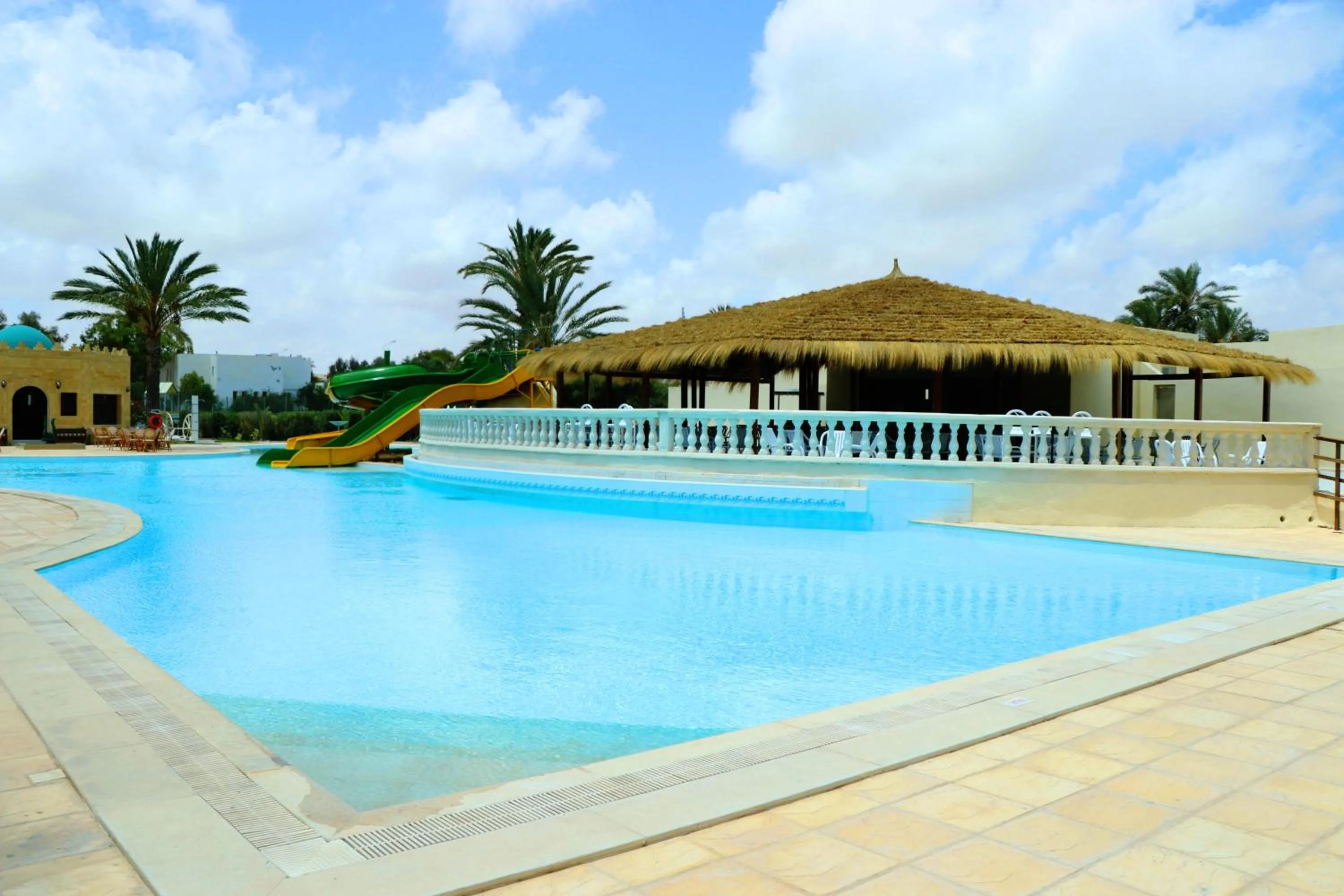 Pool view in The Ksar Djerba Charming Hotel & SPA