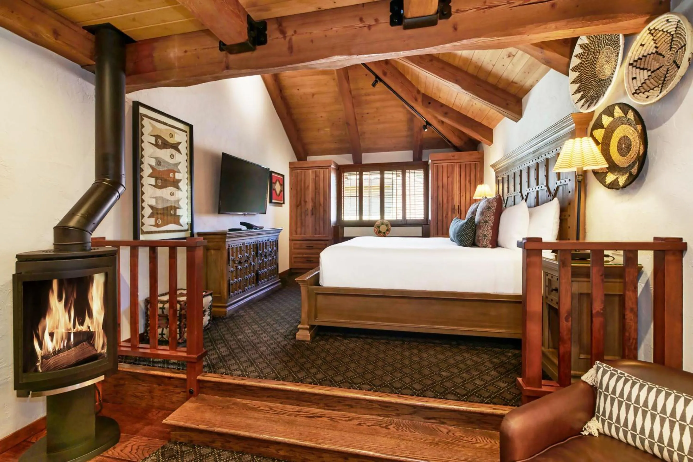 Bed in Rancho Caymus Inn