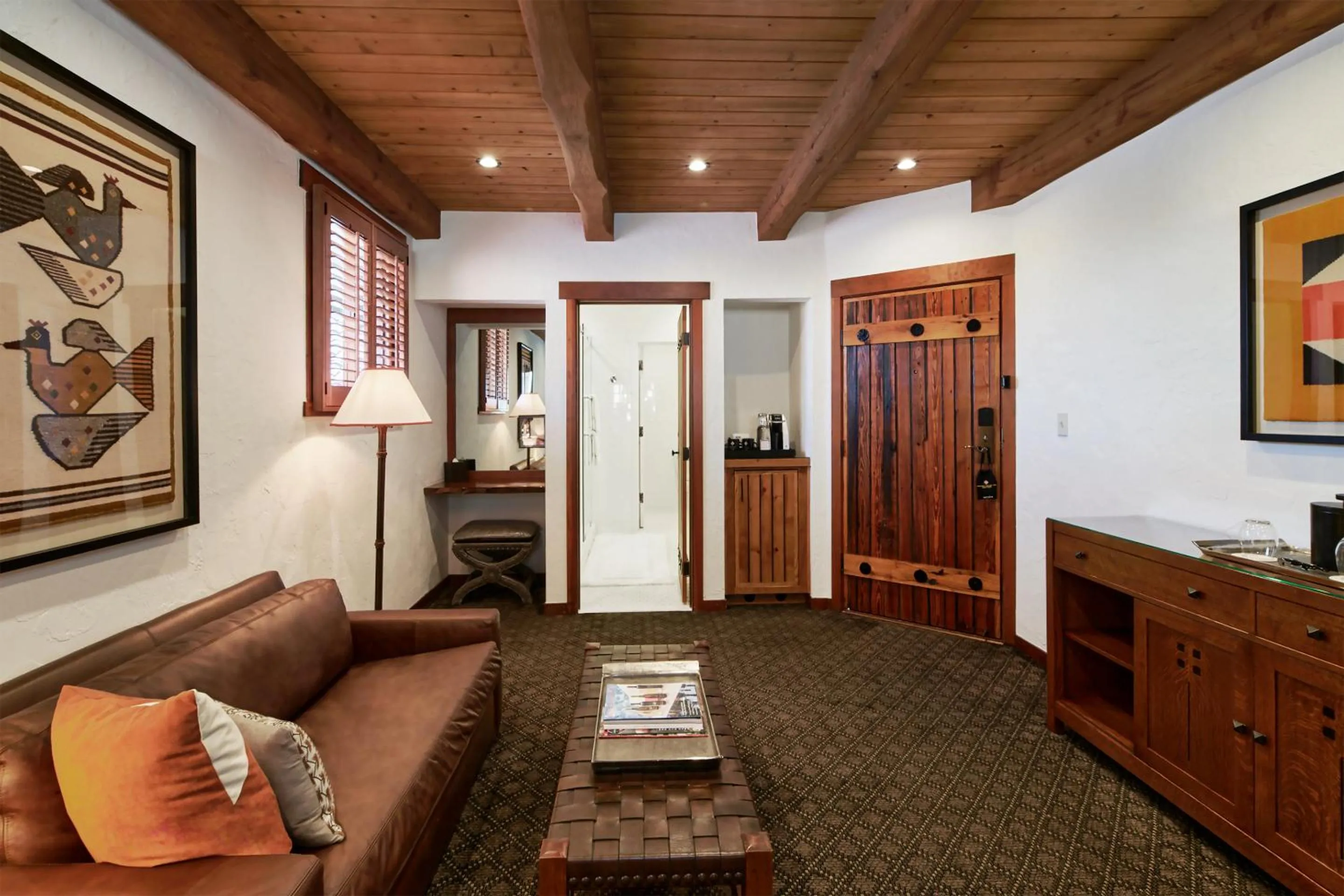 Seating area in Rancho Caymus Inn