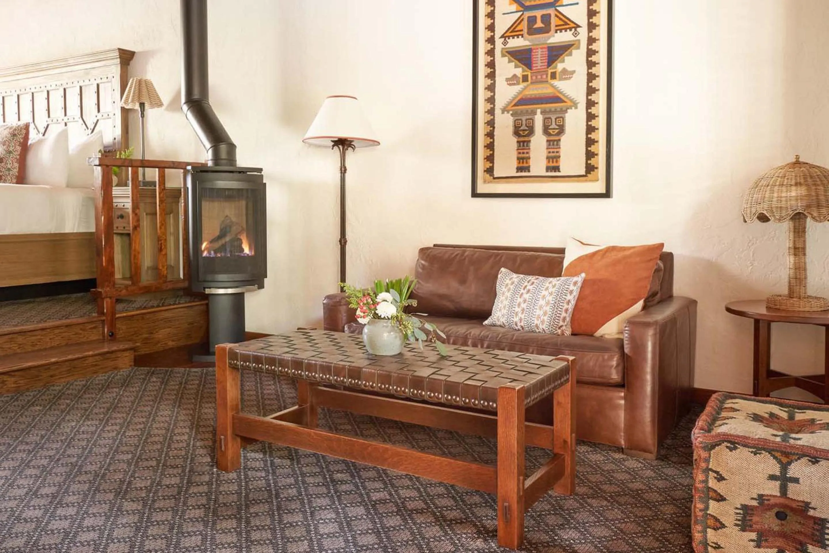 Seating area in Rancho Caymus Inn