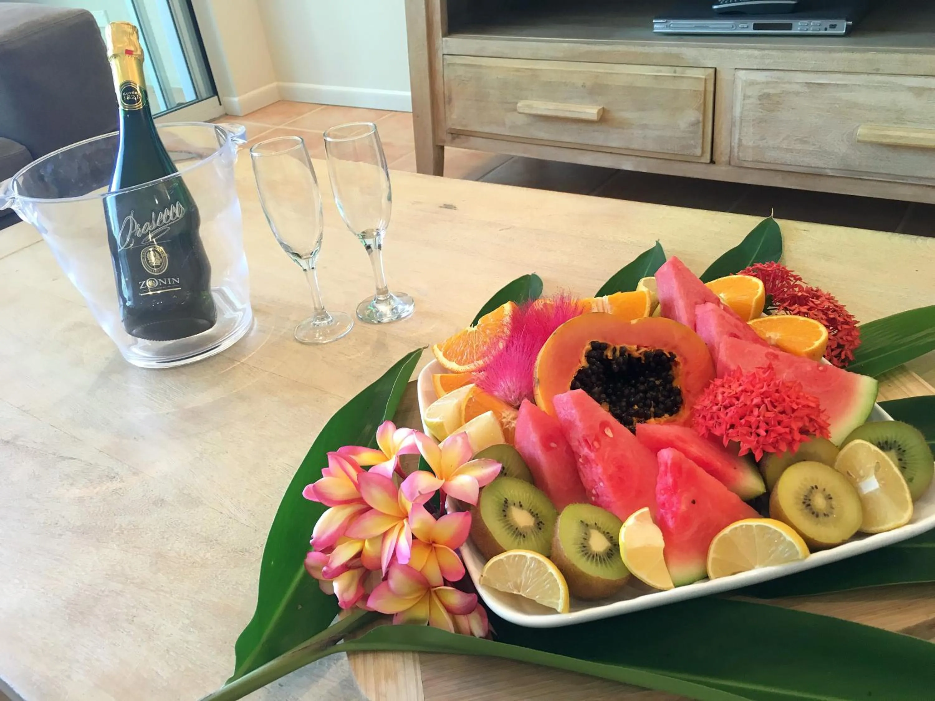 Living room in Cayman Villas Port Douglas