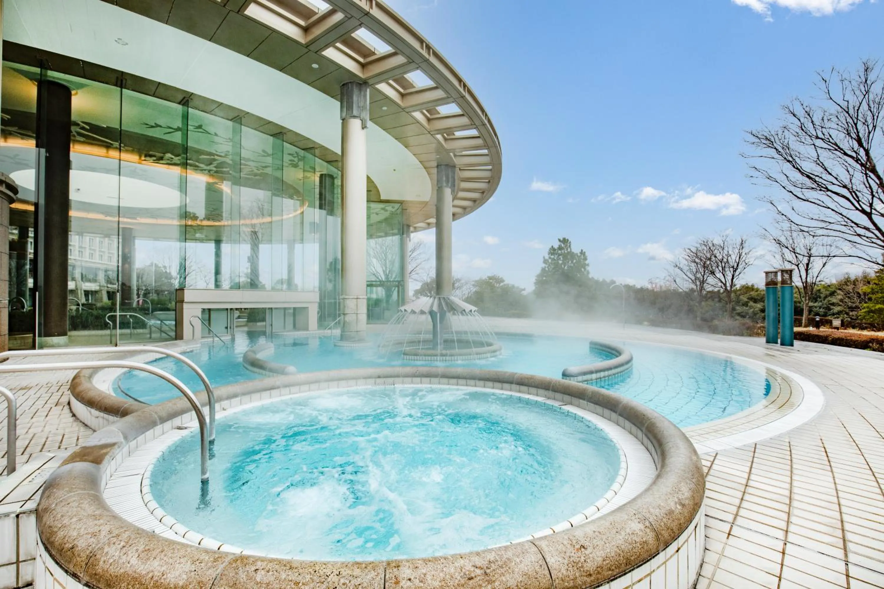 Pool view in Hilton Odawara Resort & Spa