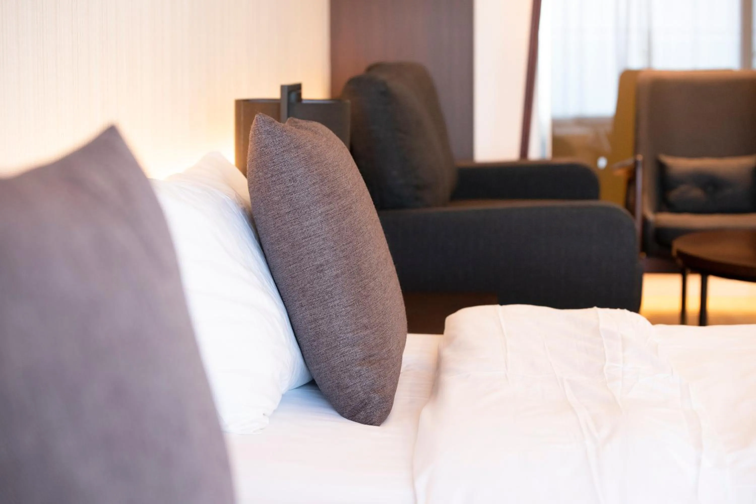 Bed in The Qube Resort Jeju