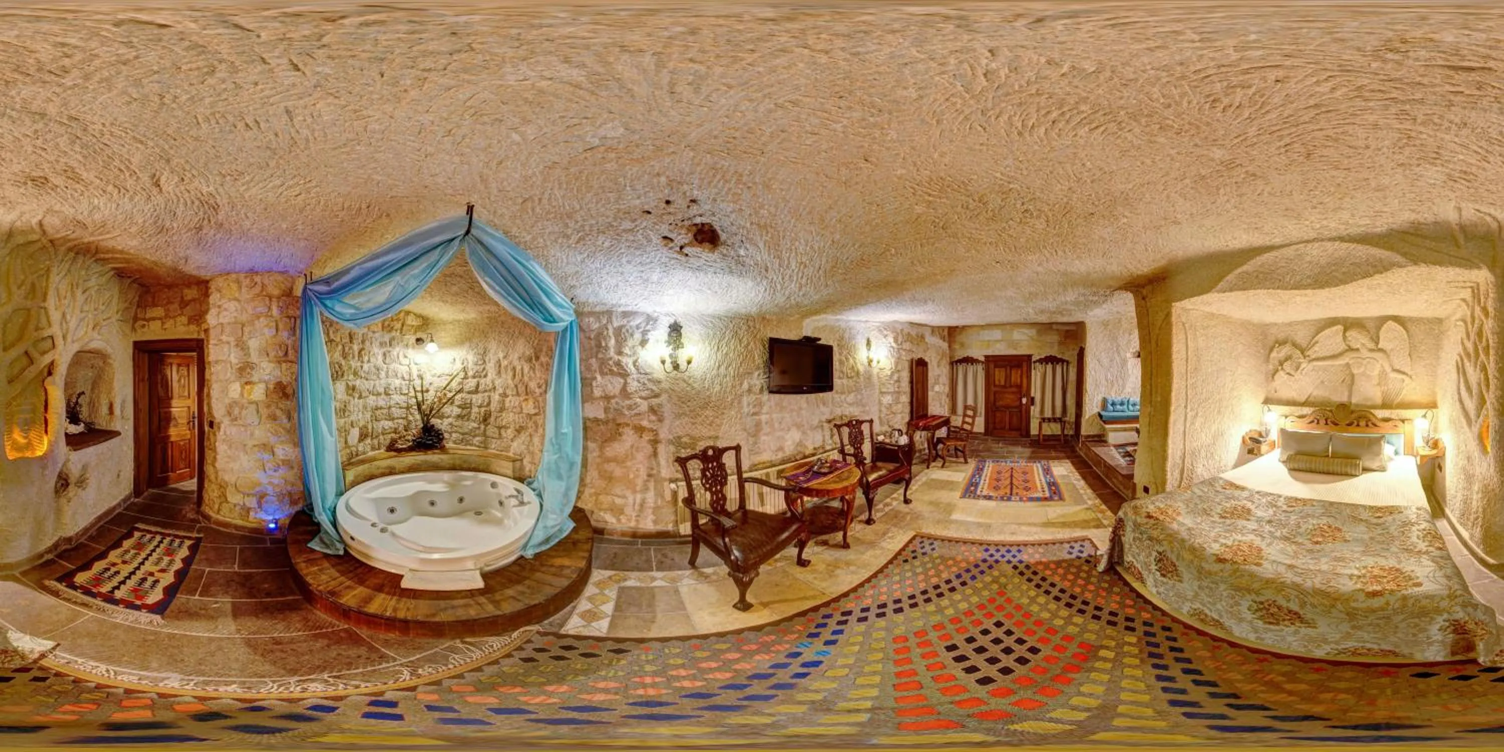 Bedroom, Bed in Miras Hotel