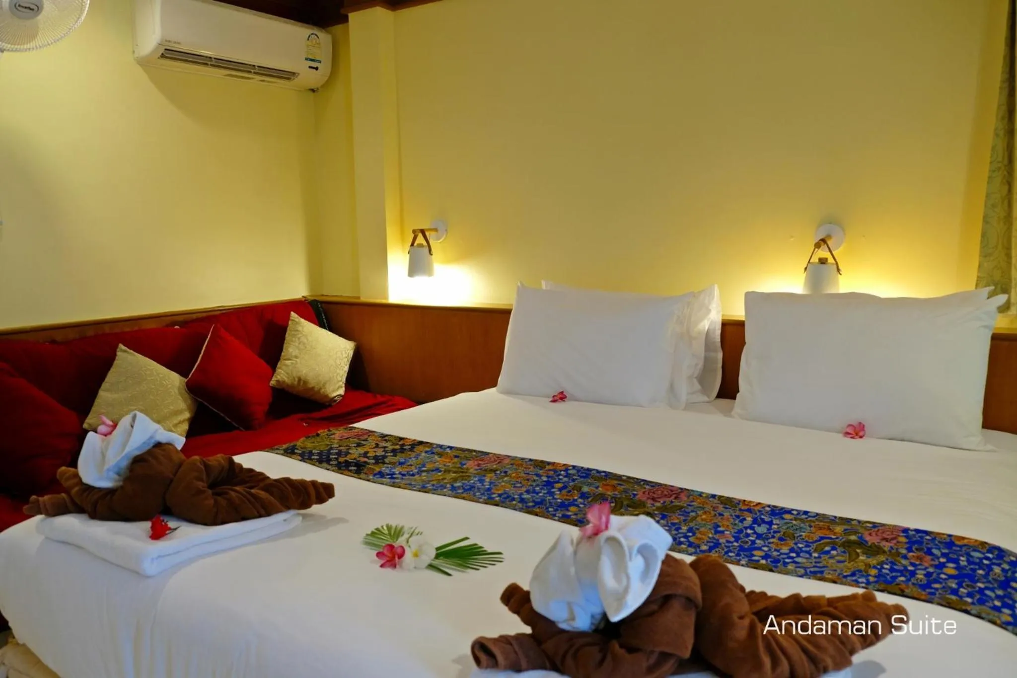 Bed in Andaman Lanta Resort - SHA Extra Plus