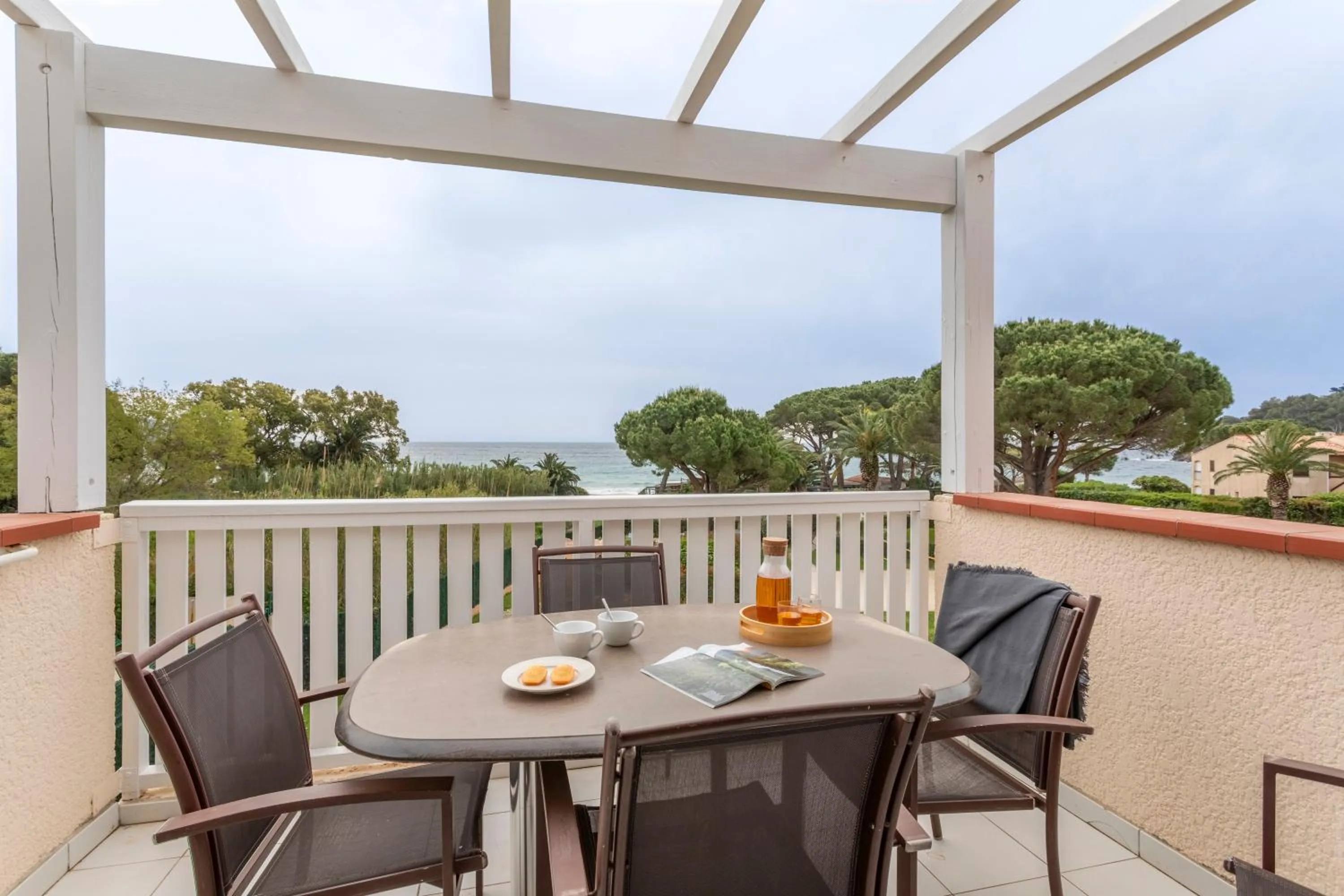 Patio in Résidence Pierre & Vacances L’Anse De Pramousquier