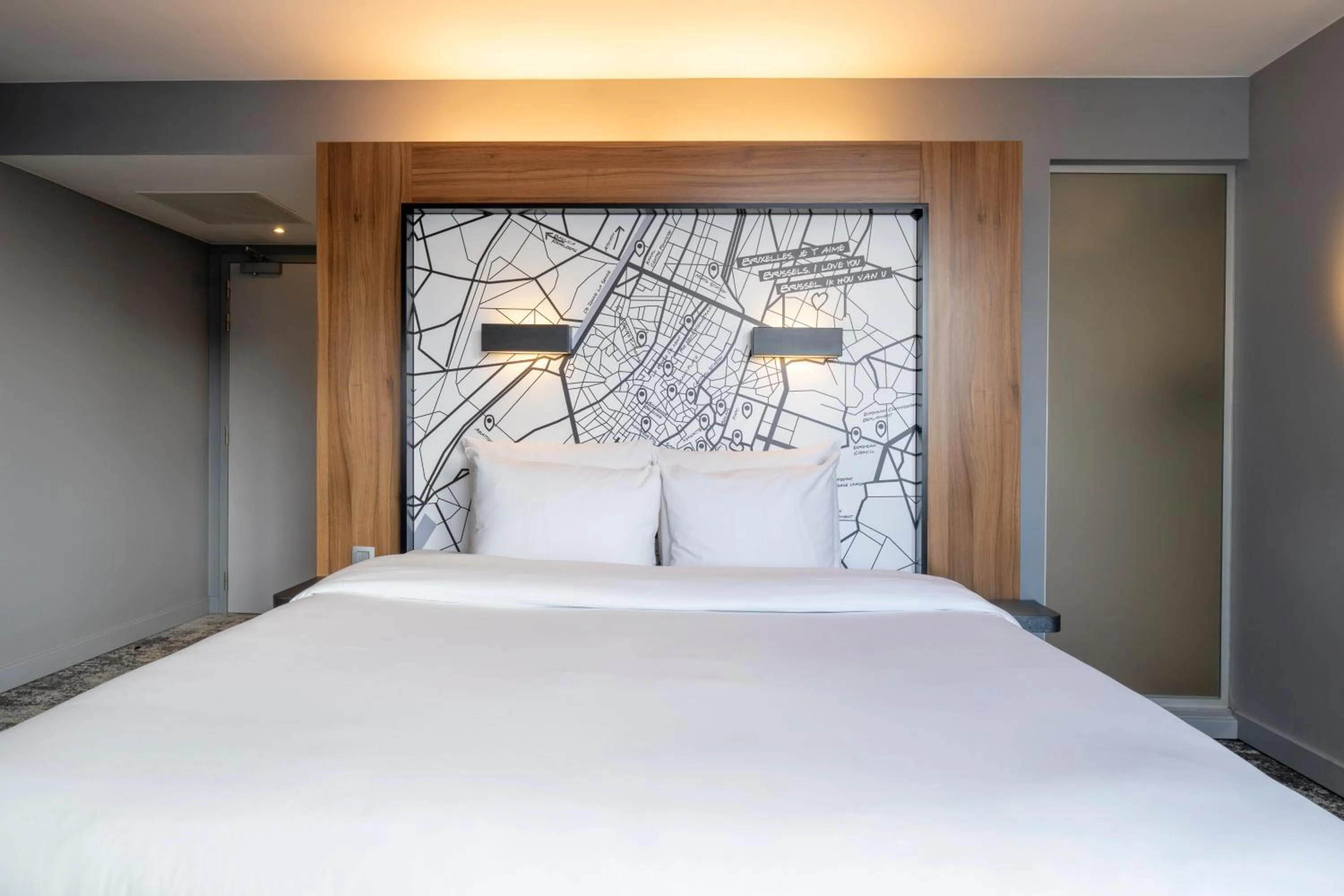 Bed in Pestana Brussels Schuman