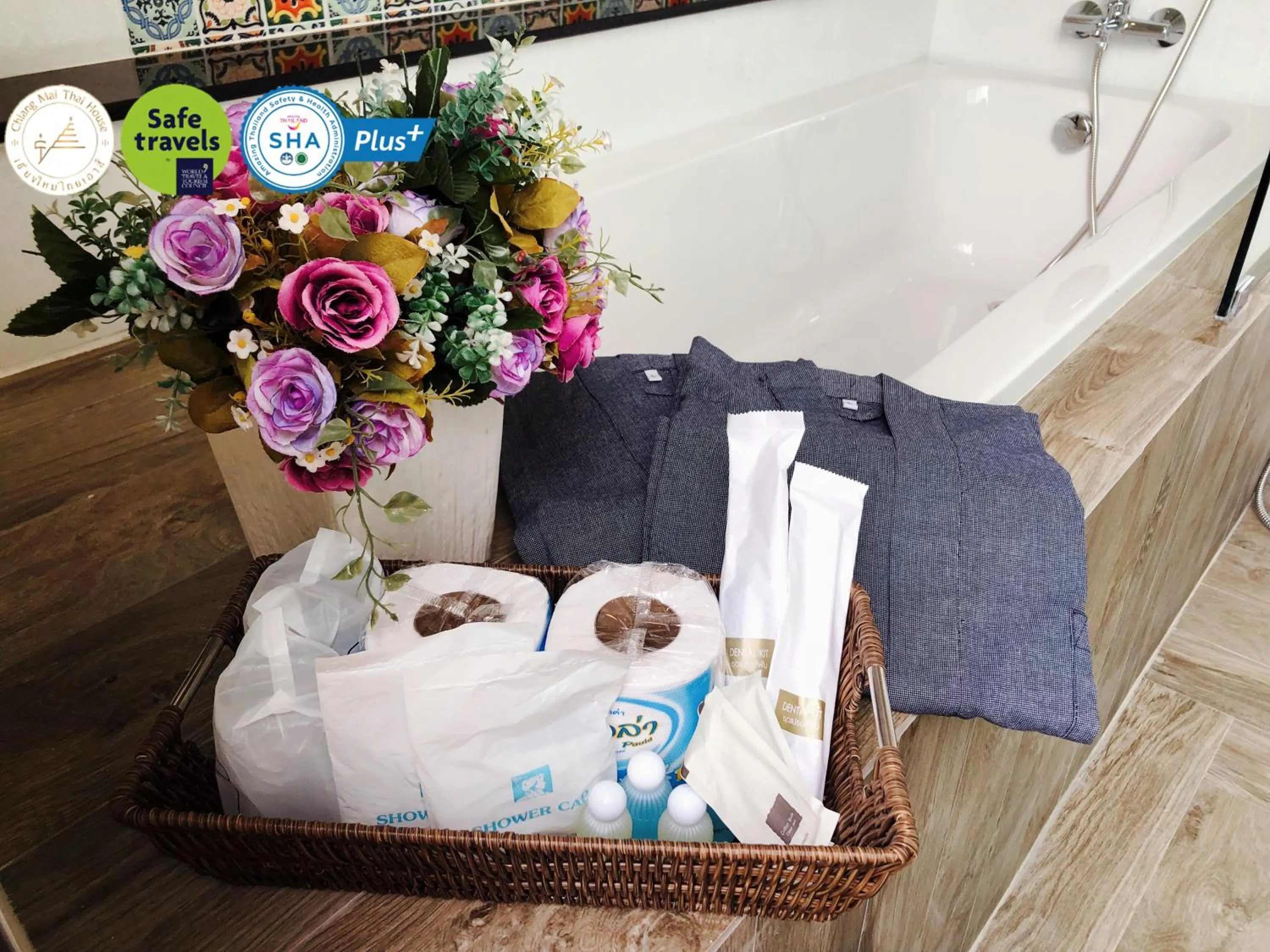 Bathroom in Chiang Mai Thai House,Thapae