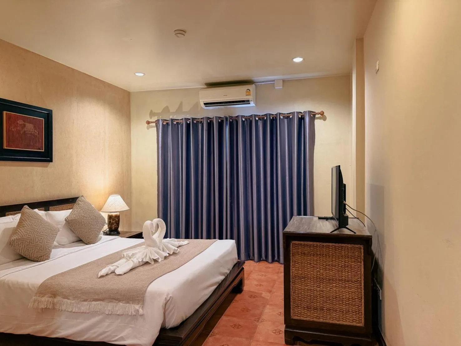 Bedroom, Bed in Chiang Mai Thai House,Thapae