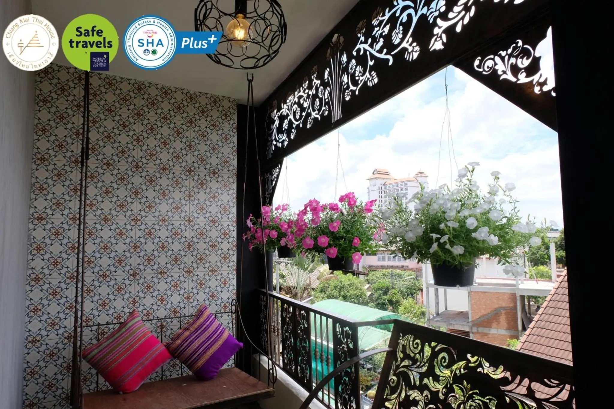 Balcony/Terrace in Chiang Mai Thai House,Thapae