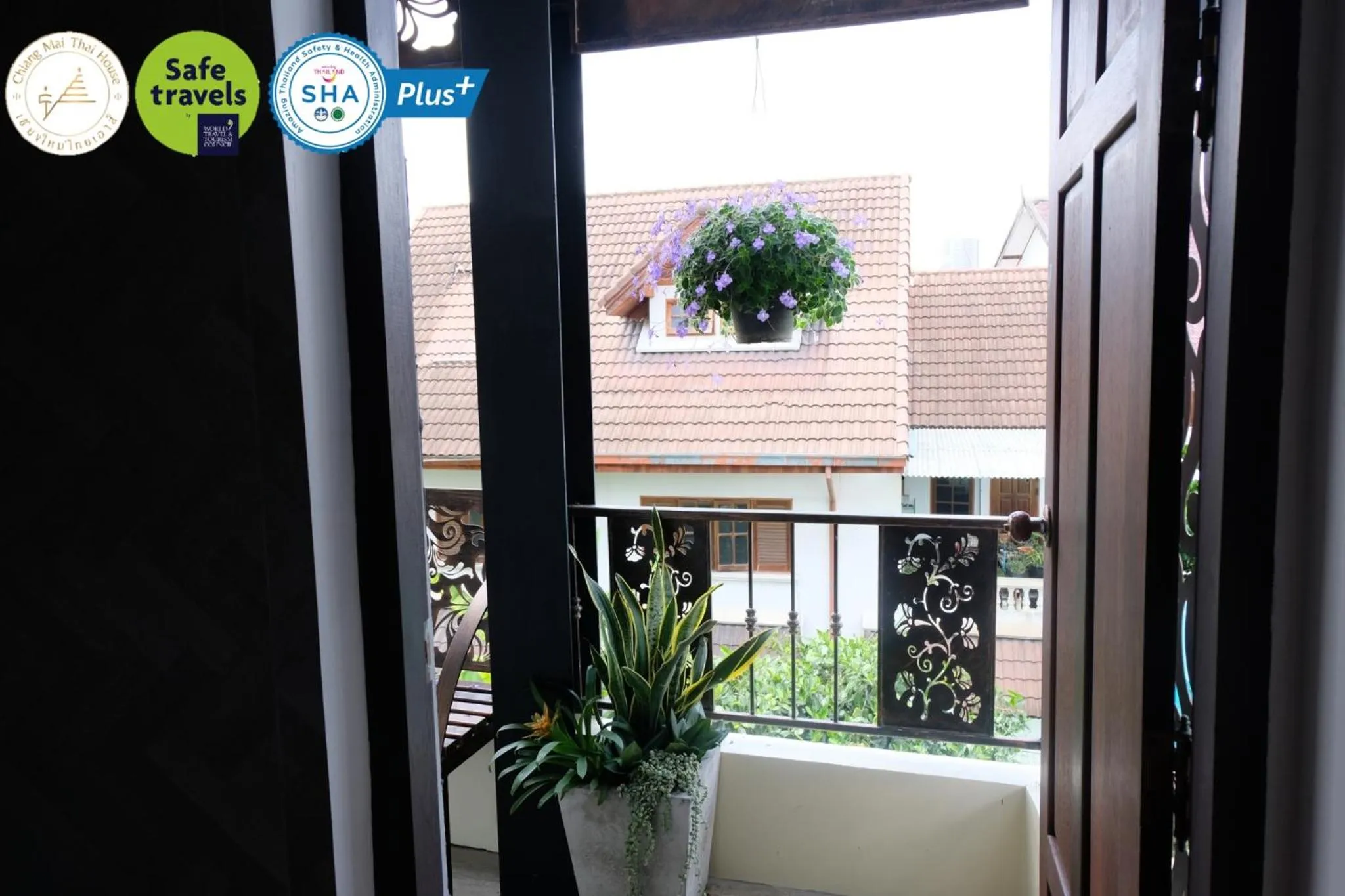 Balcony/Terrace in Chiang Mai Thai House,Thapae