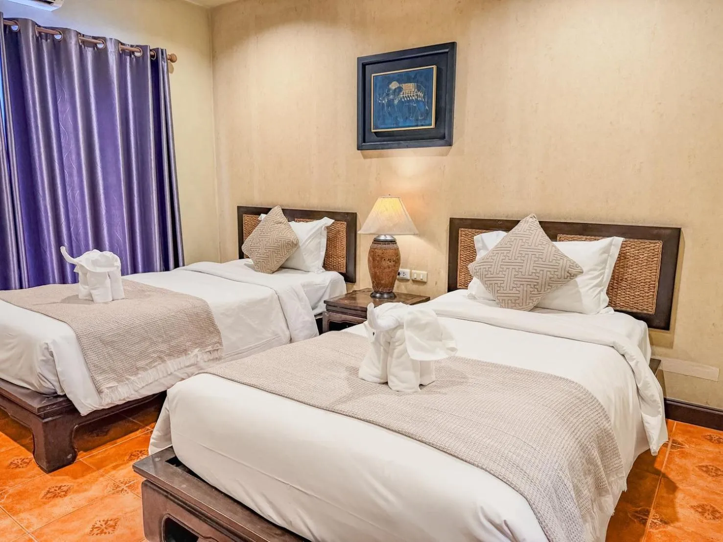 Bed in Chiang Mai Thai House,Thapae