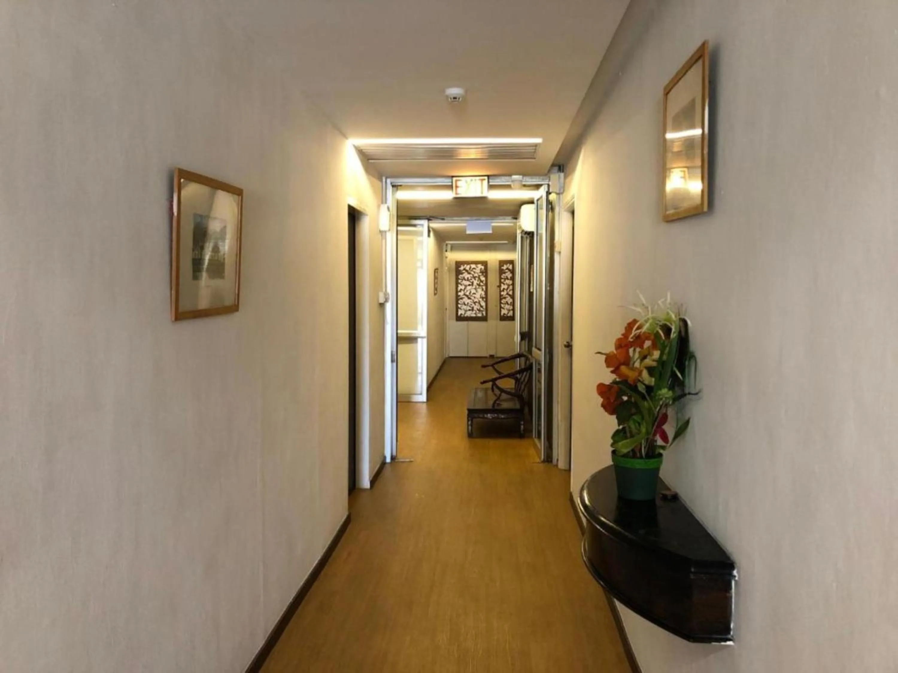 Decorative detail in L Hotel at Broadway