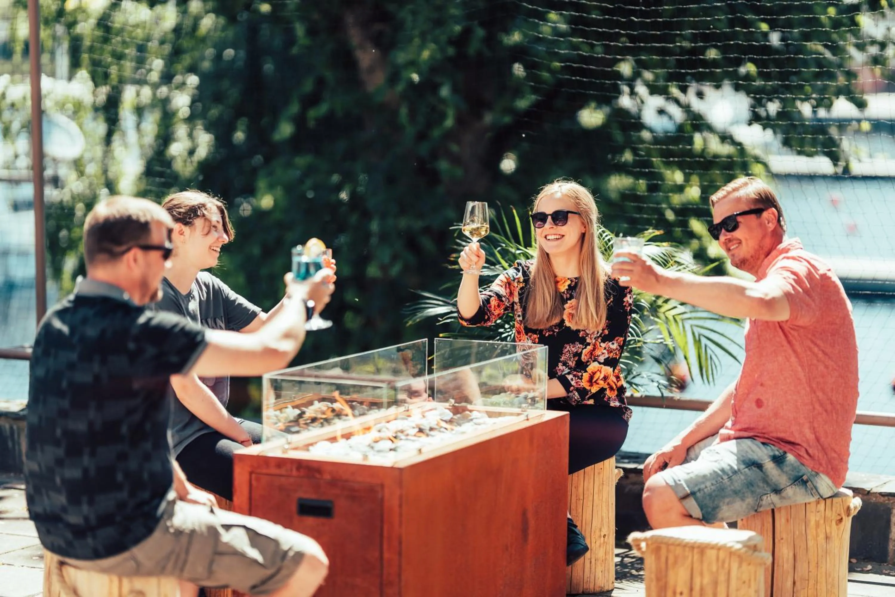 Balcony/Terrace in Summer Hotel Vuorilinna