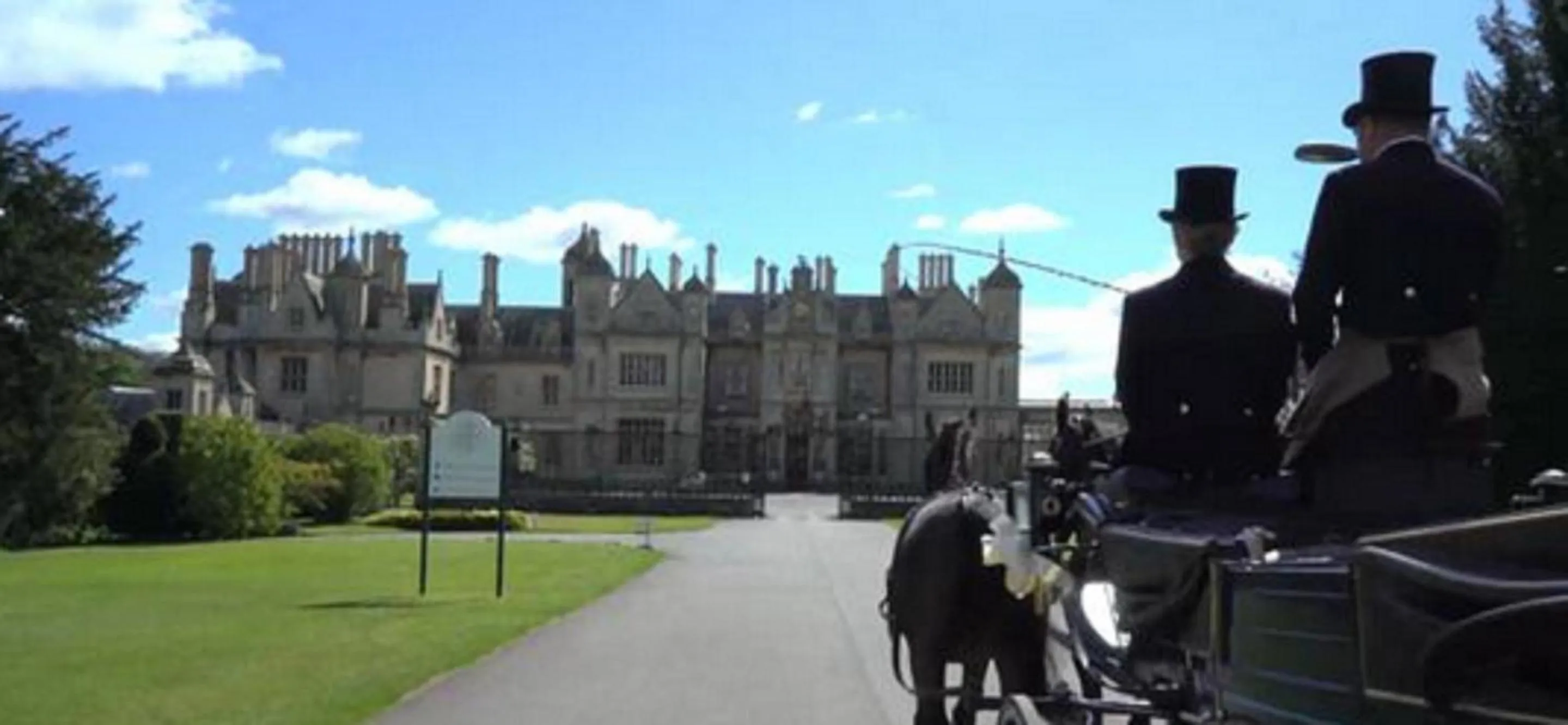 Facade/entrance in Stoke Rochford Hall