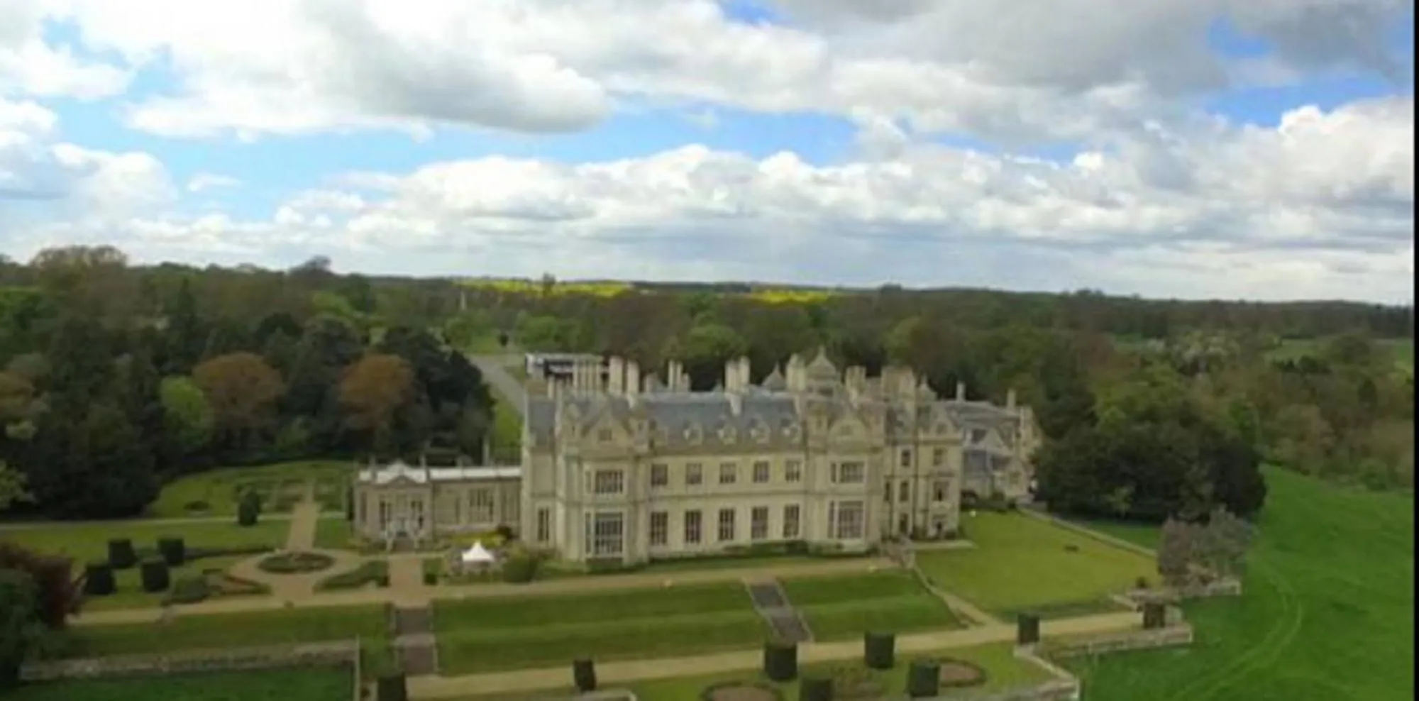 Facade/entrance in Stoke Rochford Hall