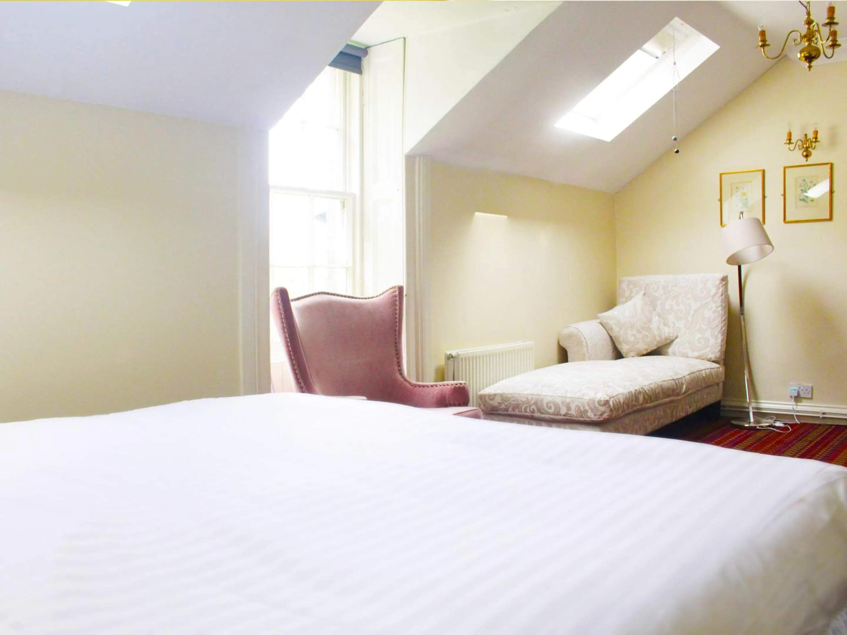 Bedroom in Stoke Rochford Hall