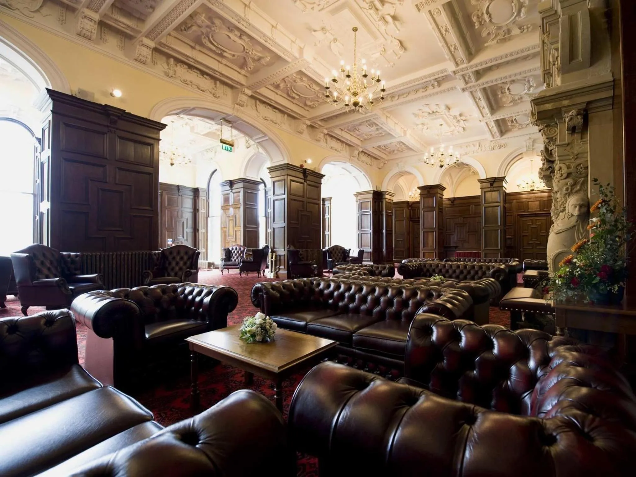Lobby or reception in Stoke Rochford Hall
