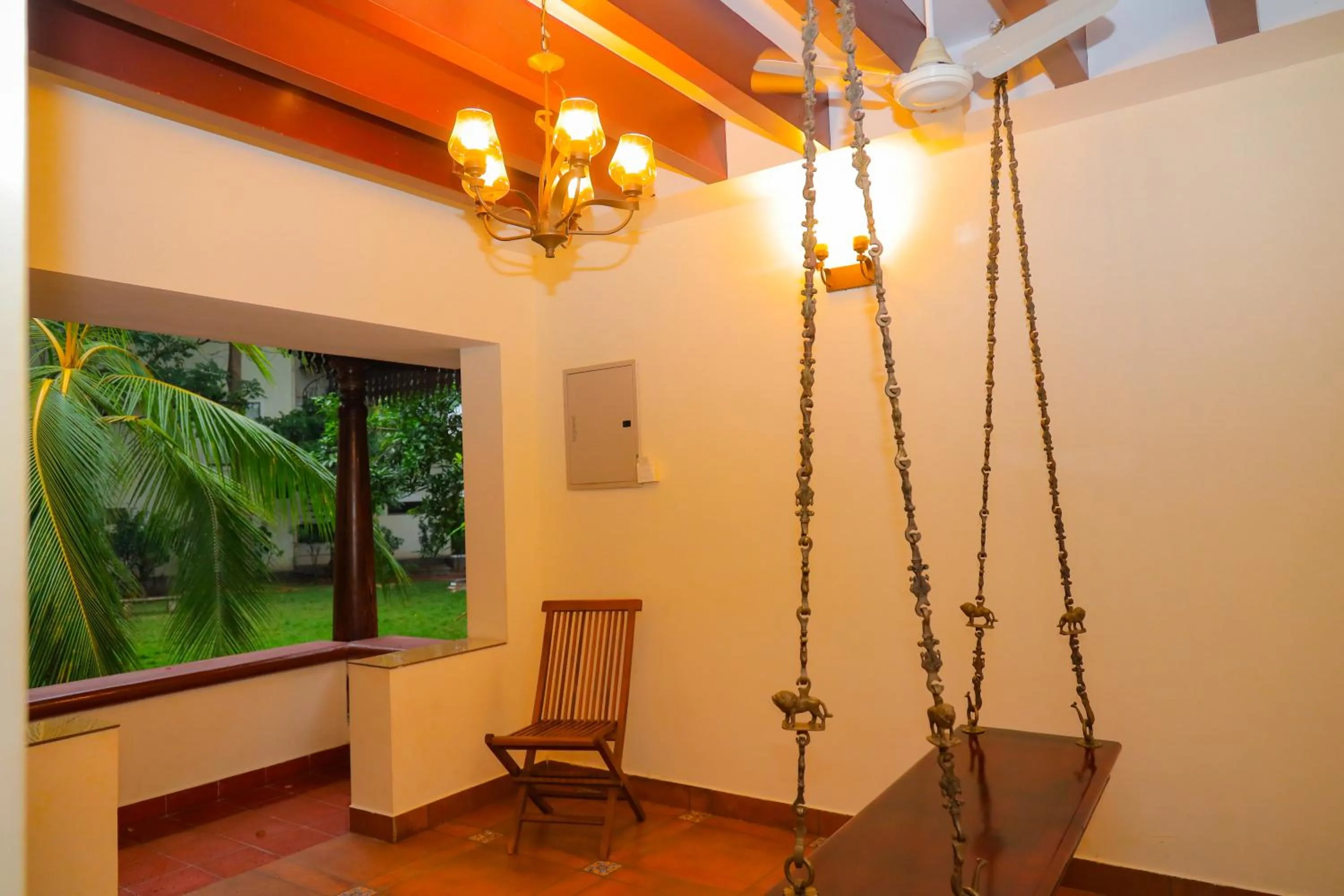 Seating area in Mount Retreat Resorts - Madurai