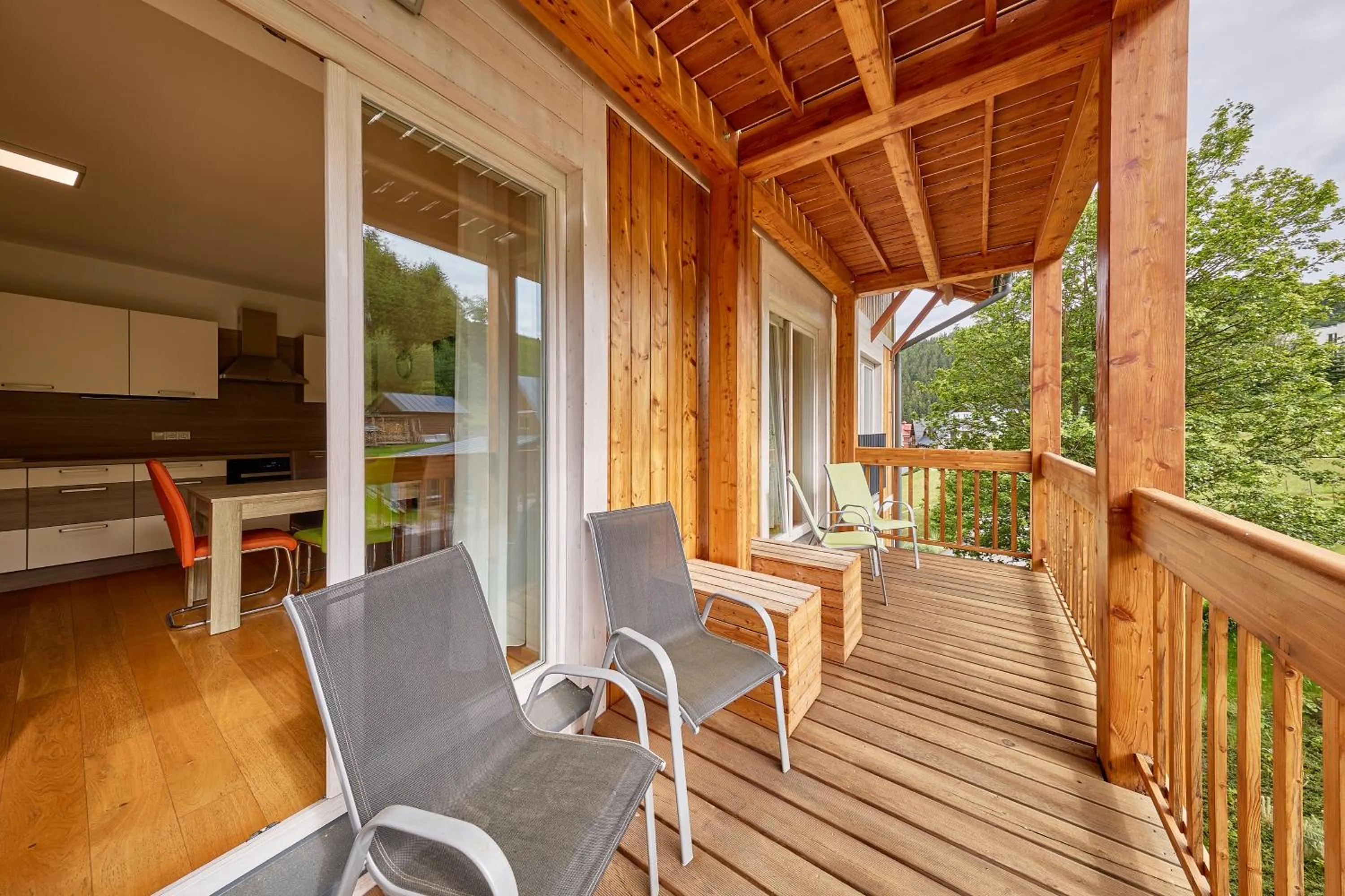 Patio in Aparthotel Kovarna Residence