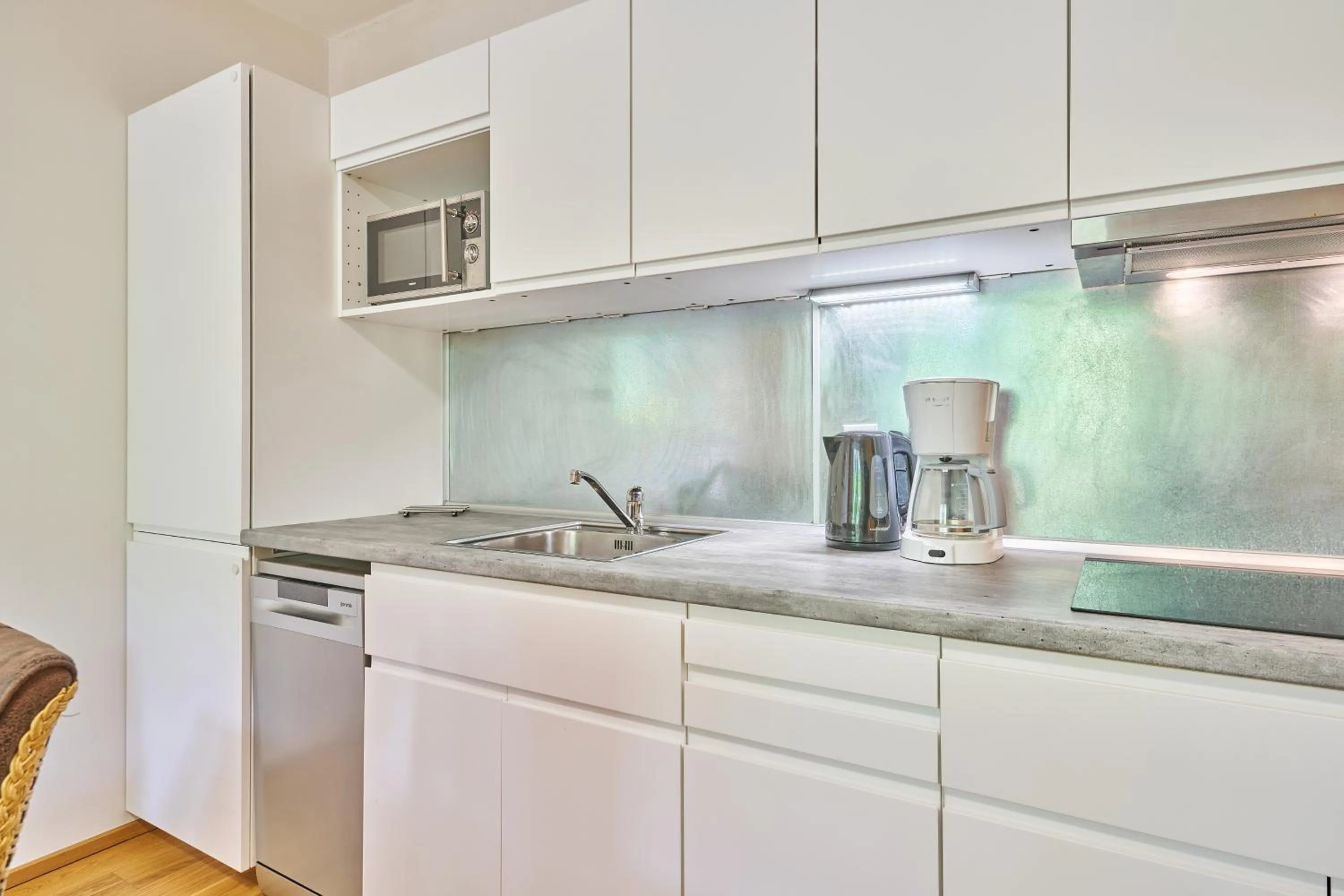 Kitchen or kitchenette in Aparthotel Kovarna Residence