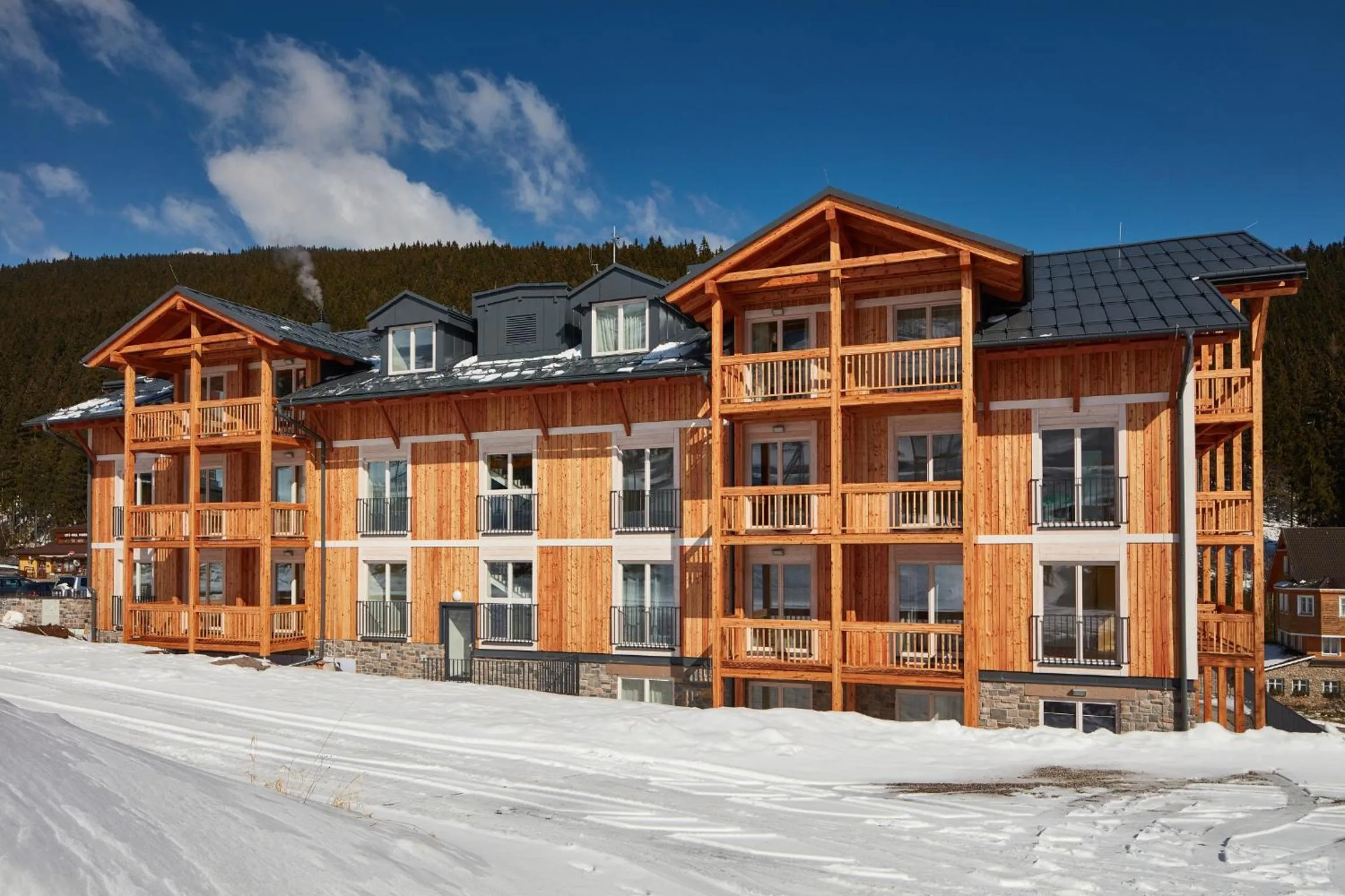 Property building in Aparthotel Kovarna Residence