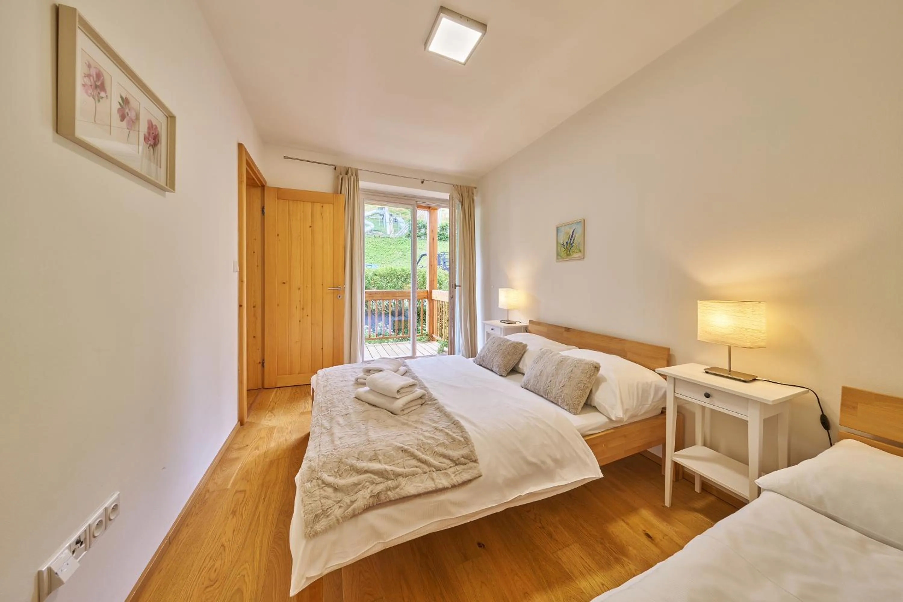 Bed in Aparthotel Kovarna Residence