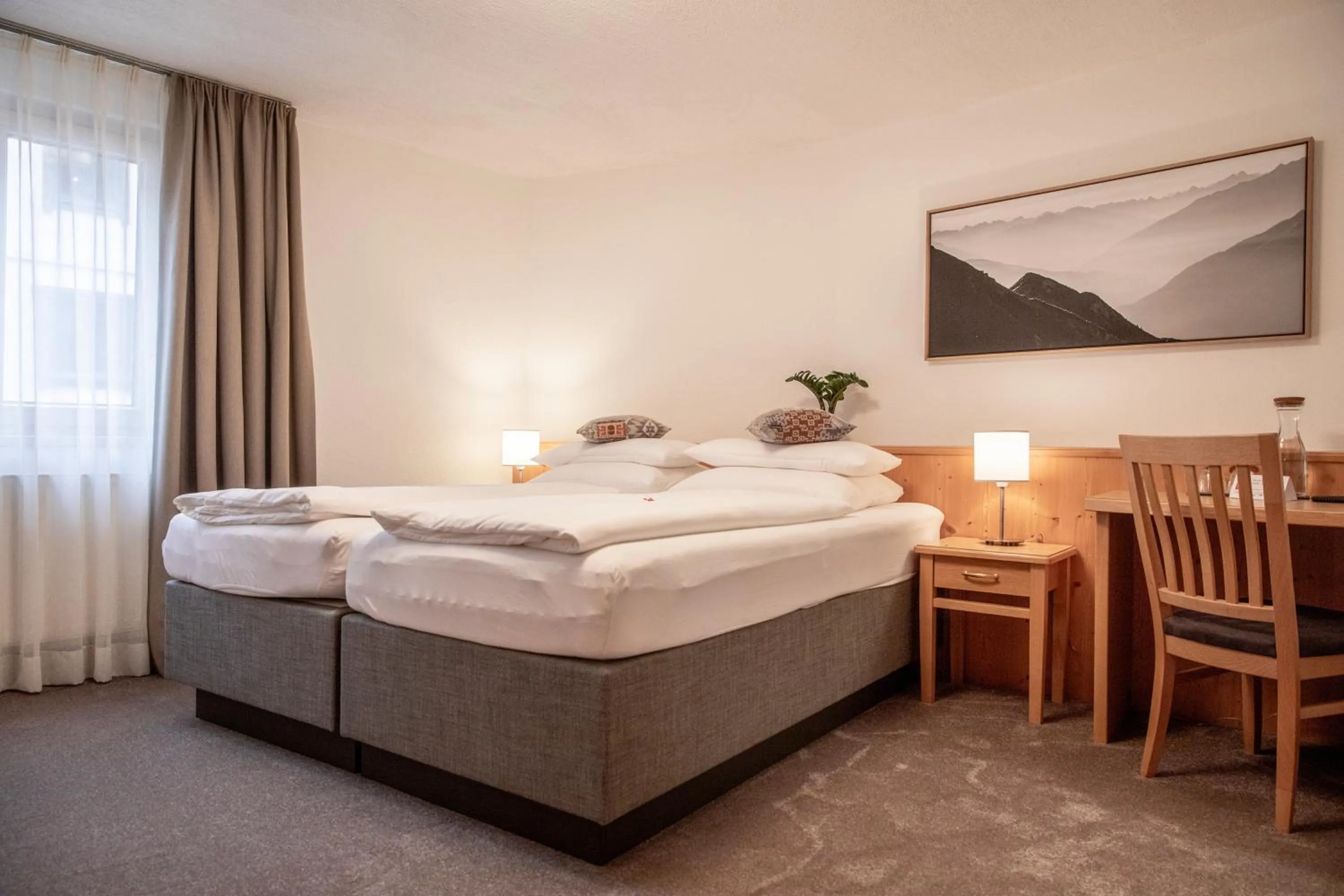 Bed in Hotel Montfort