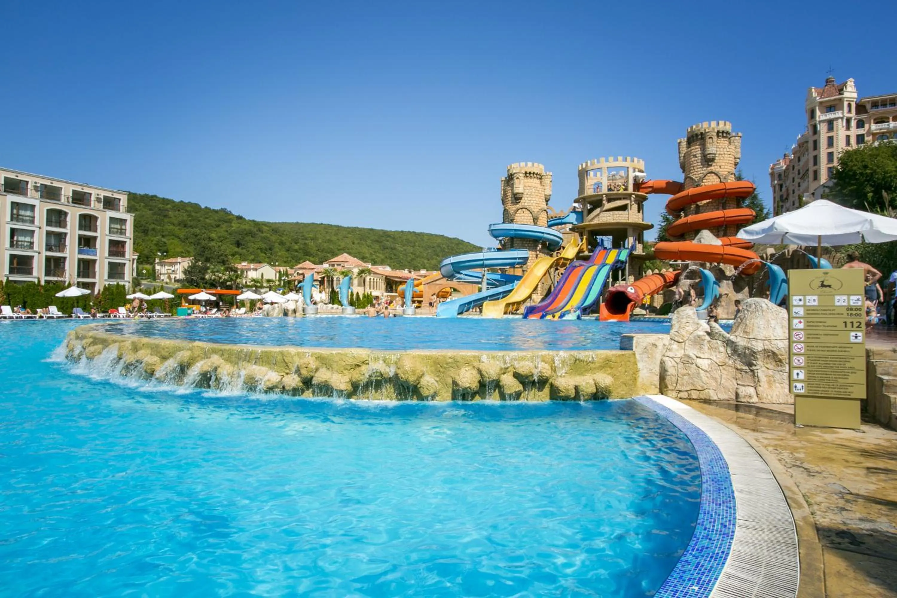 Aqua park in Villas Elenite