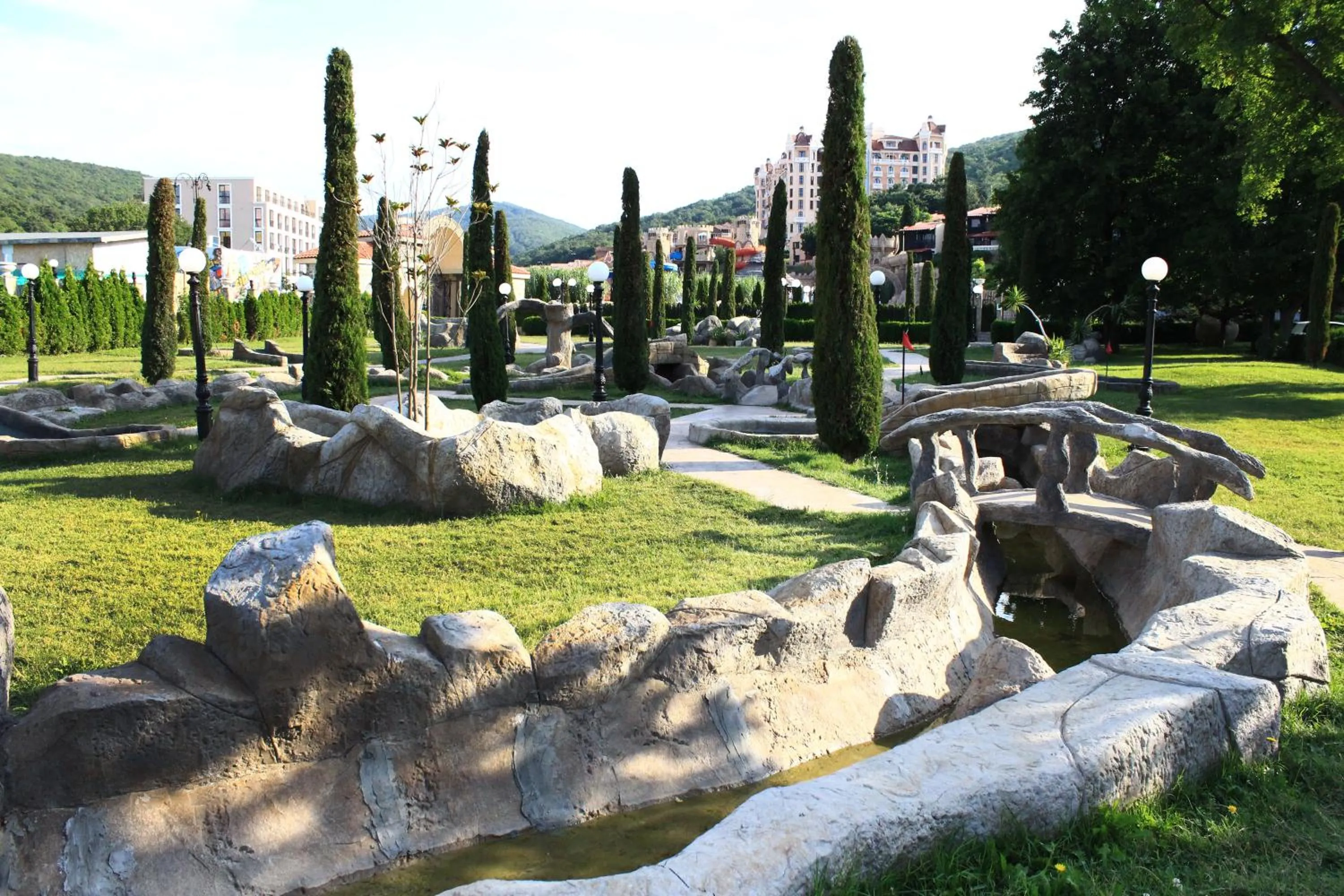 Minigolf in Villas Elenite