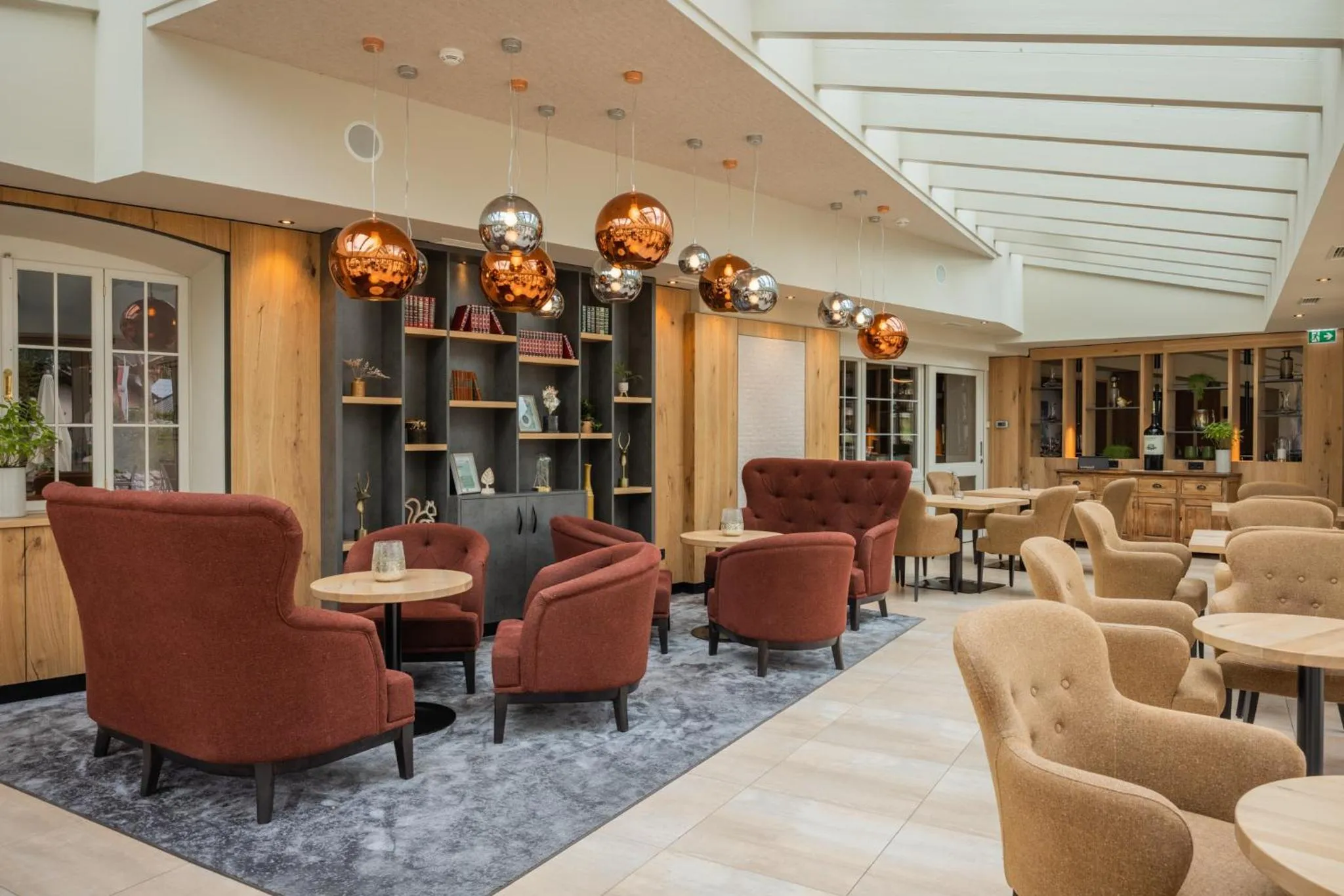 Seating area in Biohotel Leutascherhof