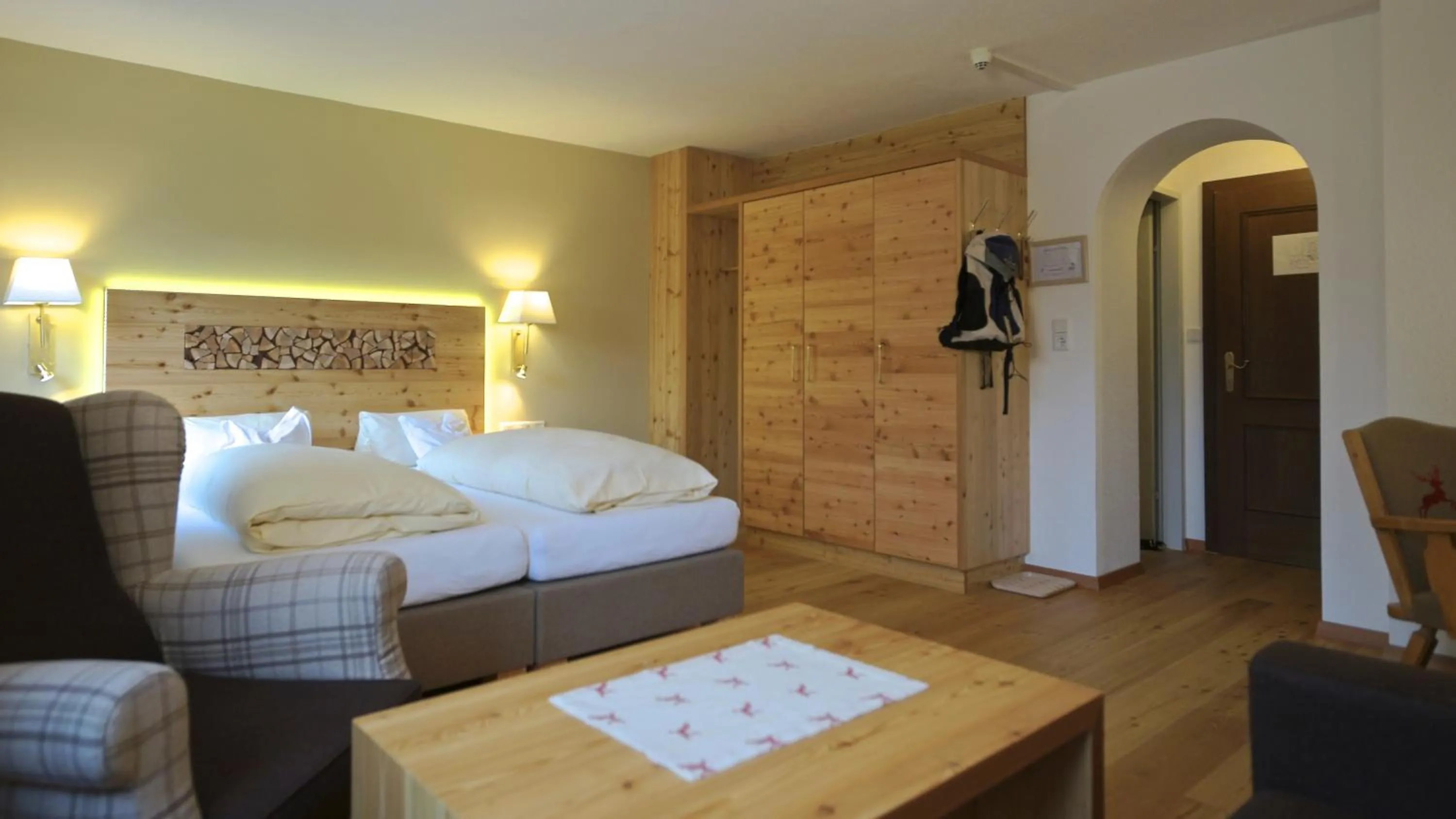 Photo of the whole room, Bed in Biohotel Leutascherhof