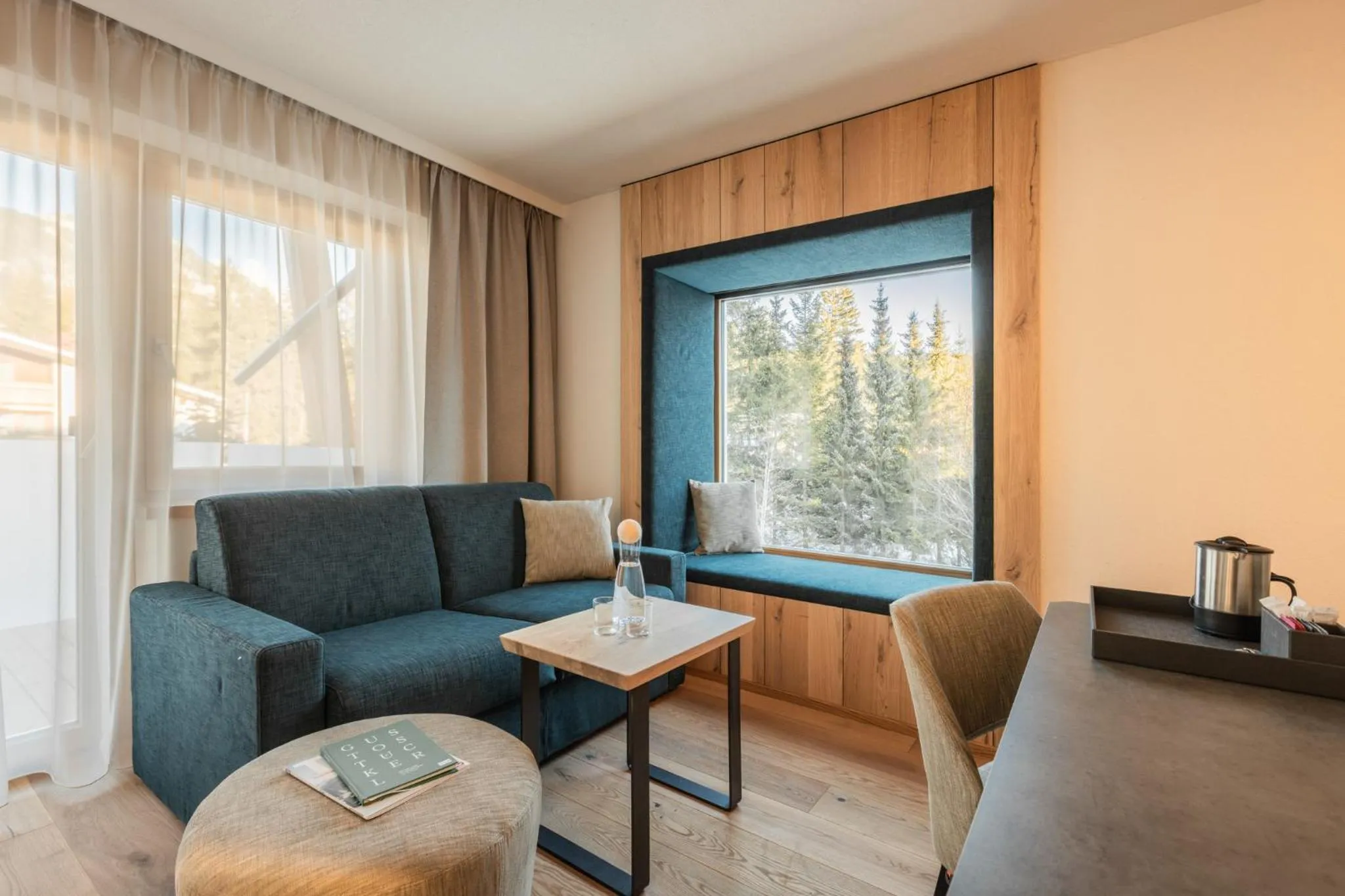 Living room in Biohotel Leutascherhof