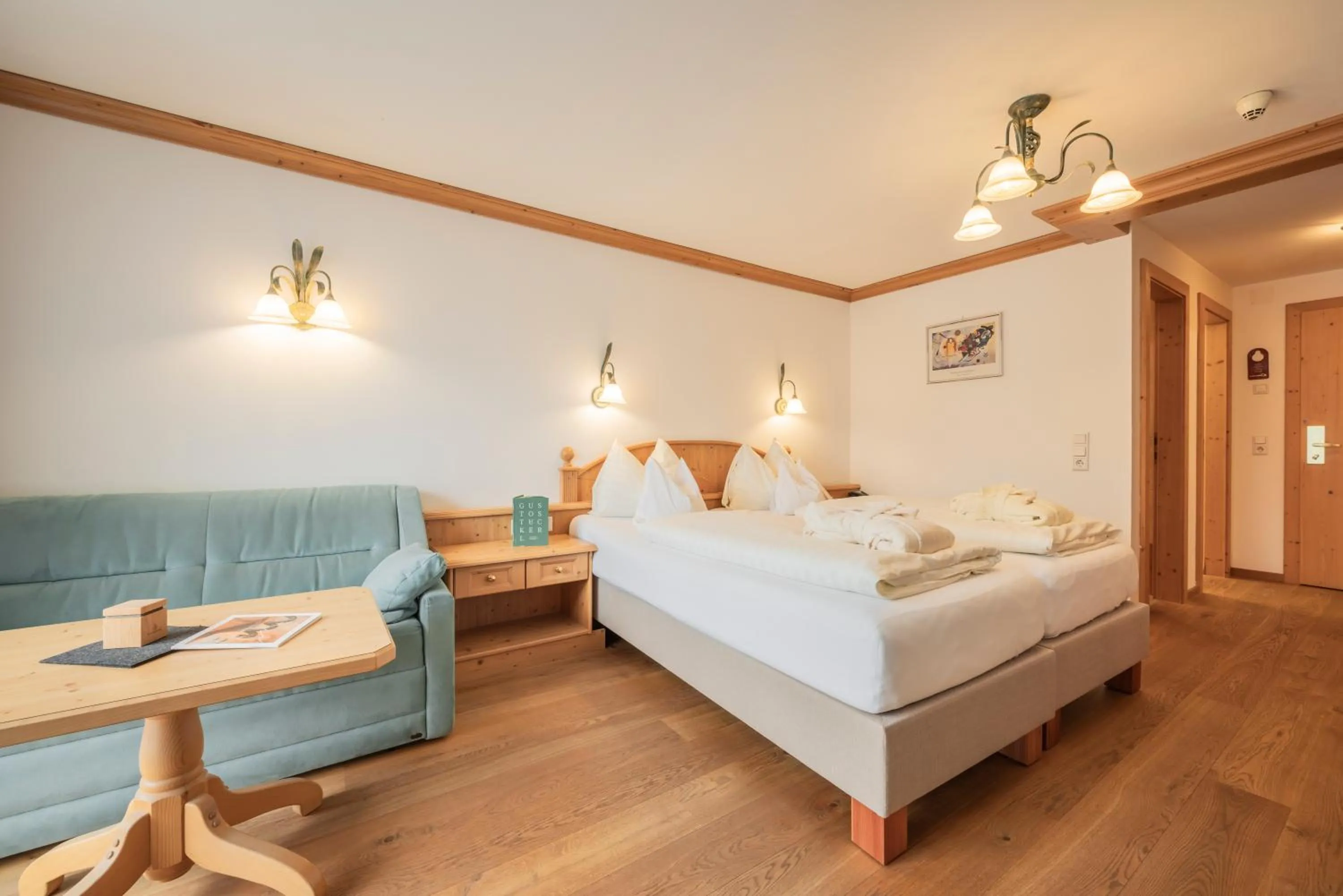 Photo of the whole room, Bed in Biohotel Leutascherhof