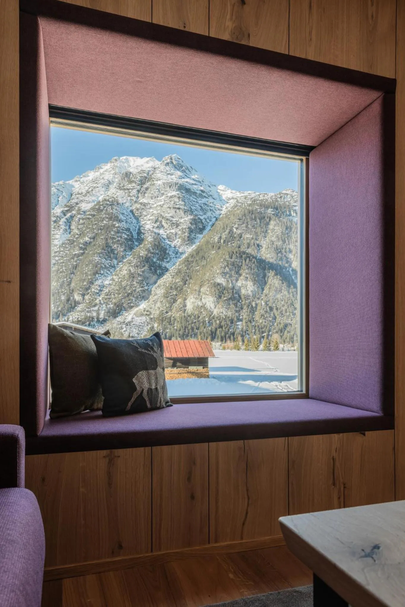 Mountain view in Biohotel Leutascherhof