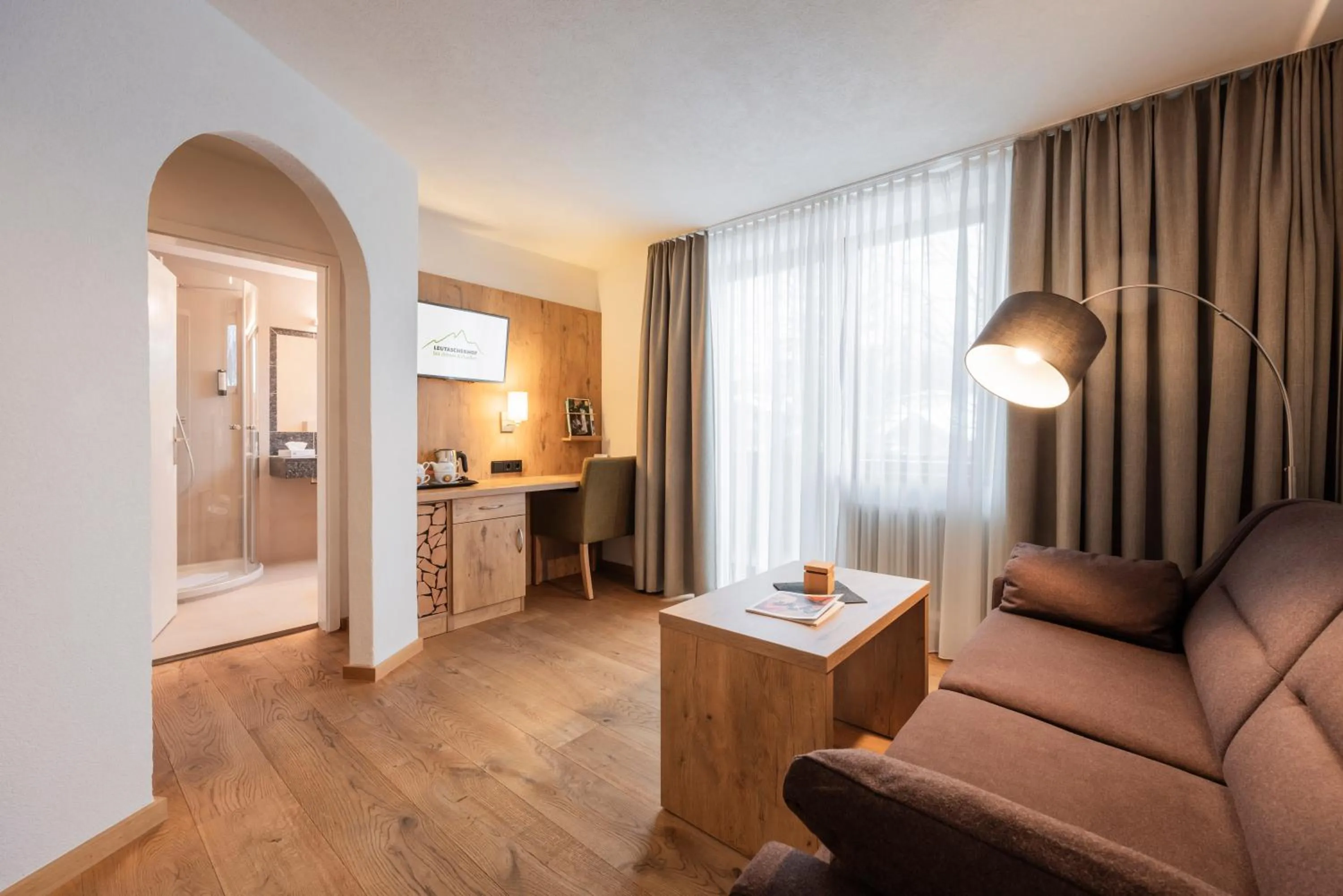 Living room in Biohotel Leutascherhof