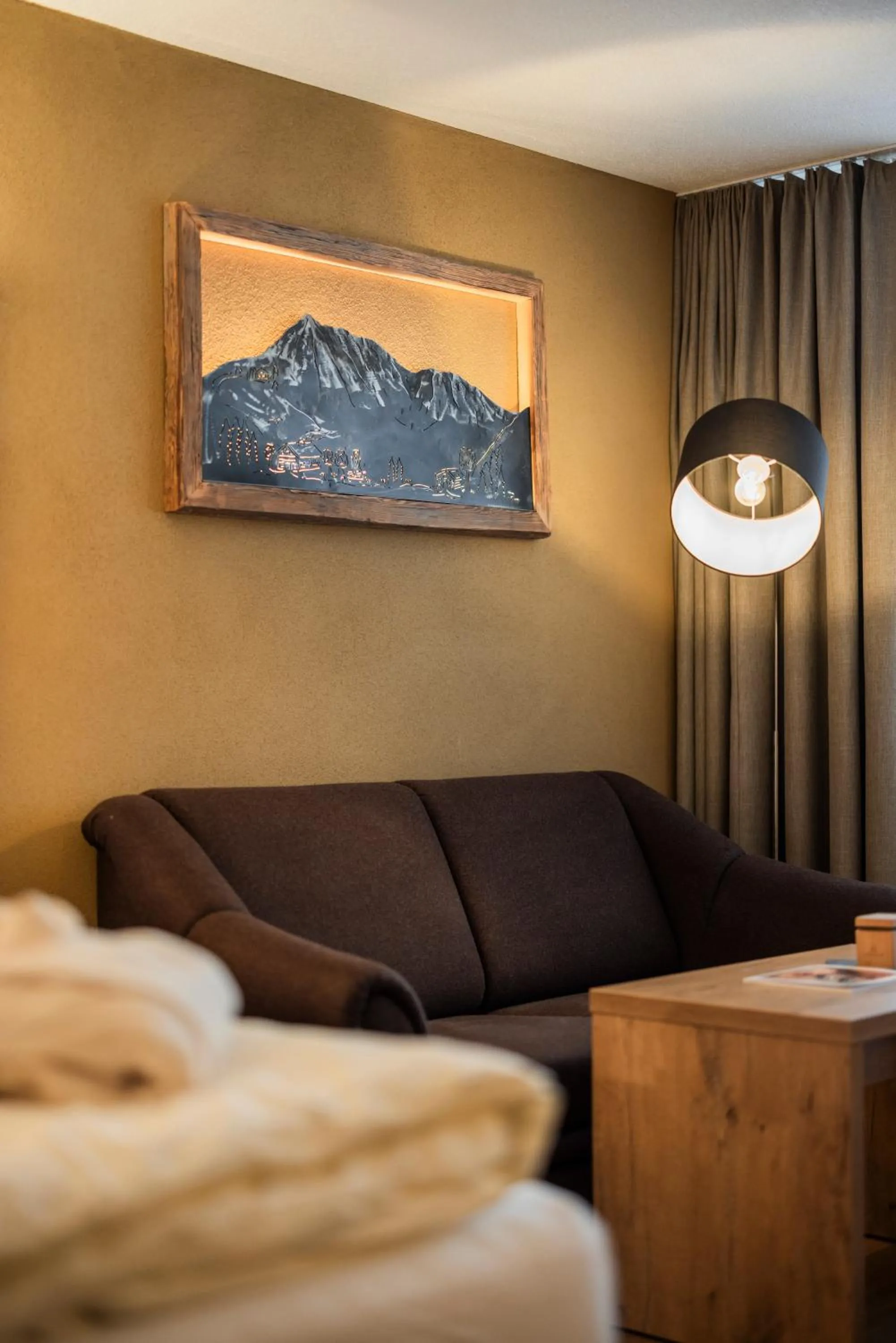 Seating area in Biohotel Leutascherhof