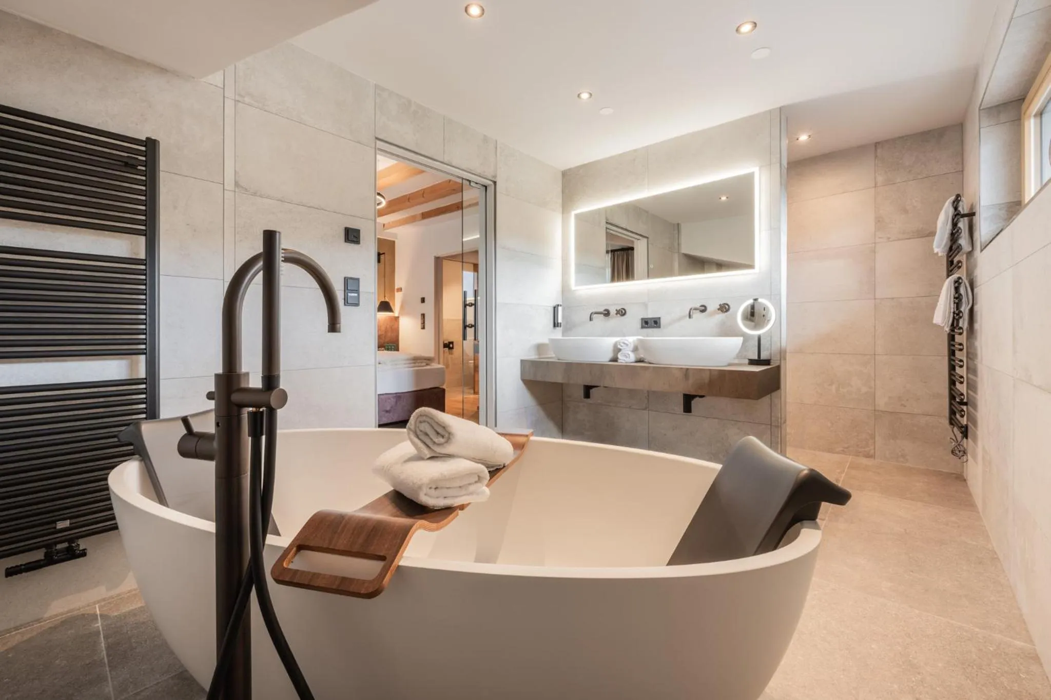 Bathroom in Biohotel Leutascherhof