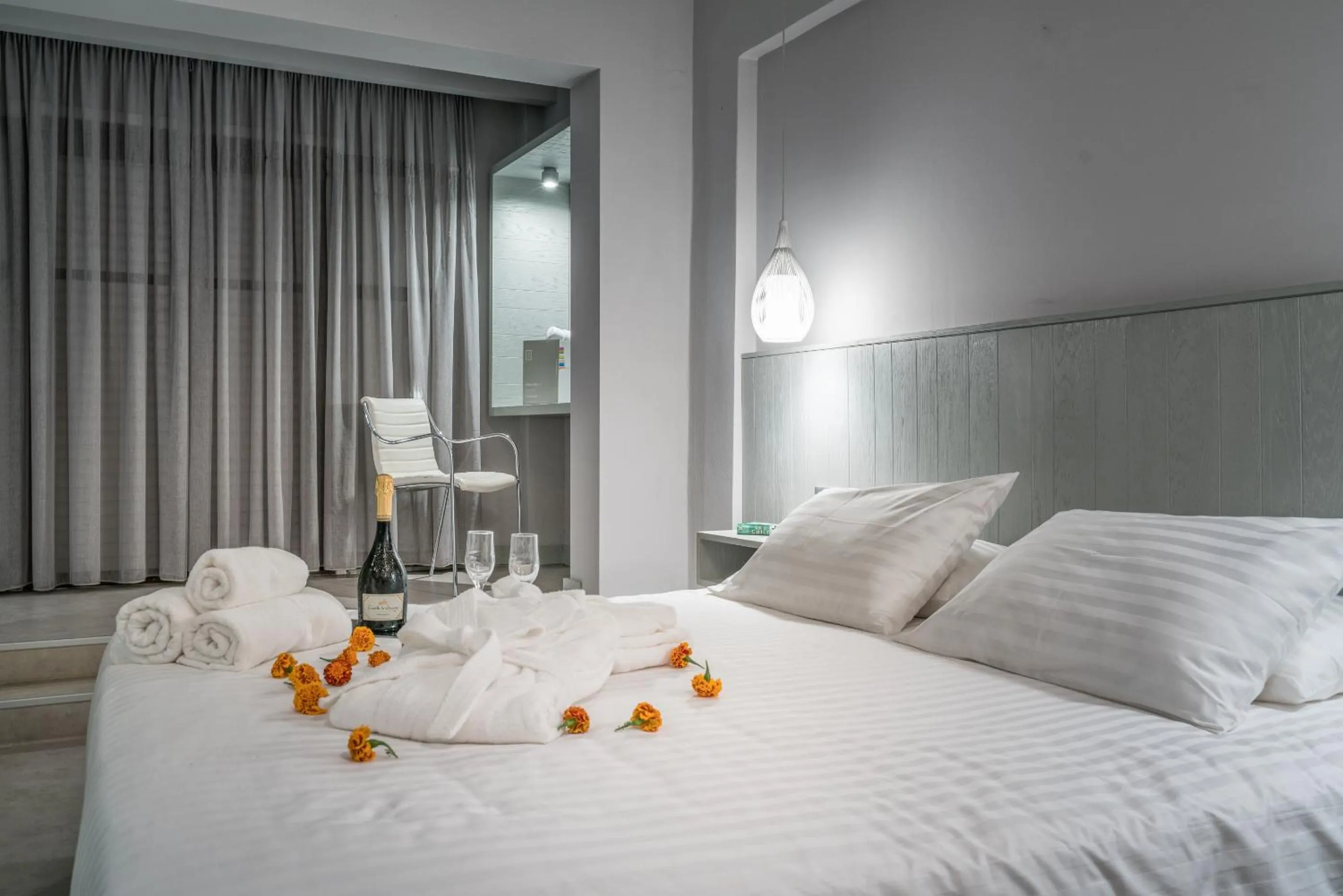 Bed in Castelli Hotel-Adults Only