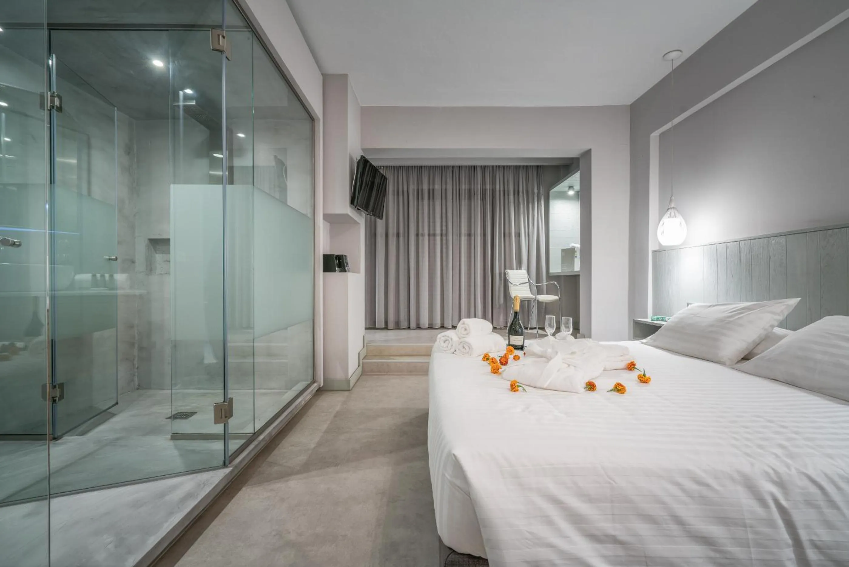 Bed in Castelli Hotel-Adults Only