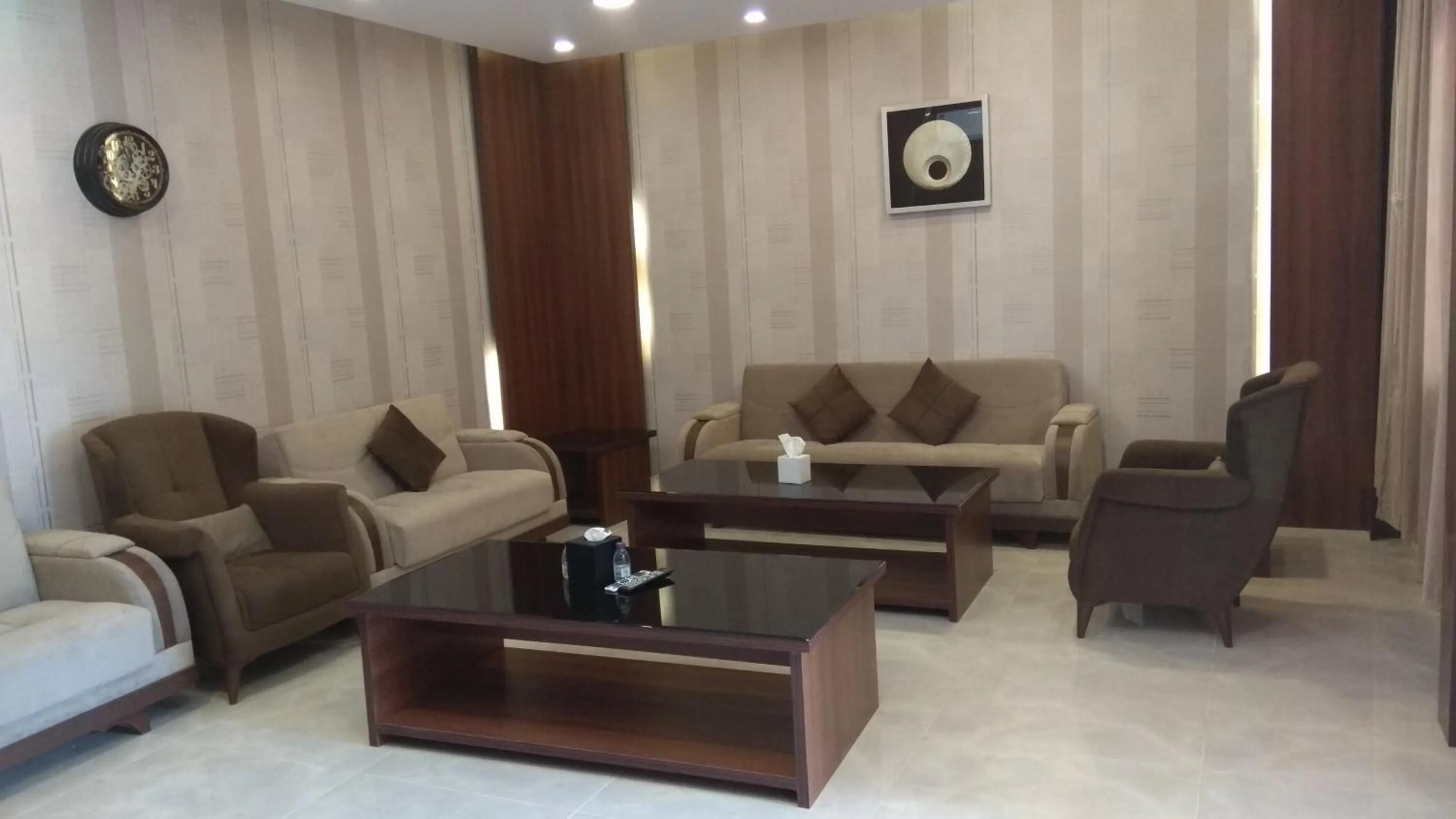 Living room in Msharef Almoden Serviced Apartment