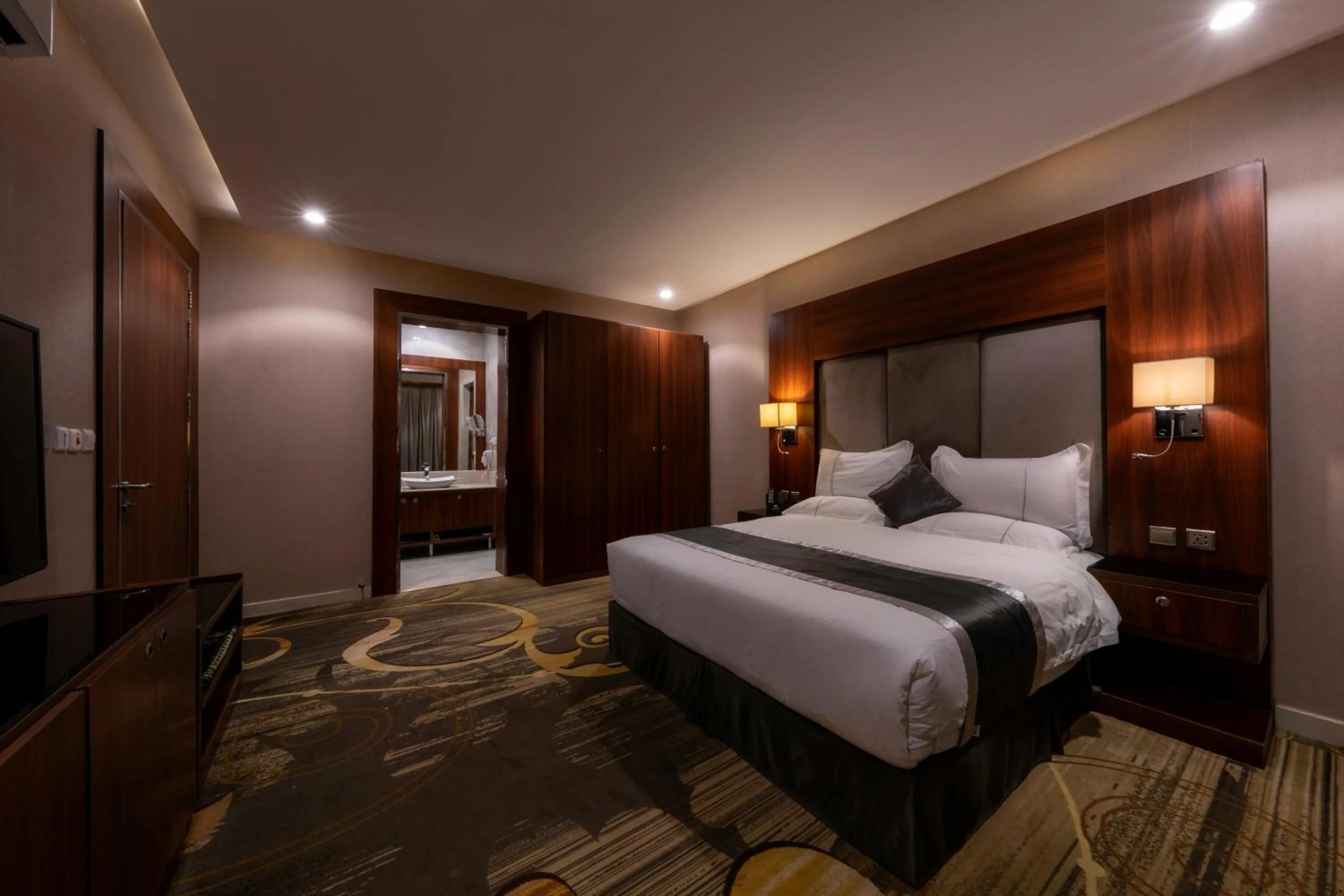 Bed in Msharef Almoden Serviced Apartment